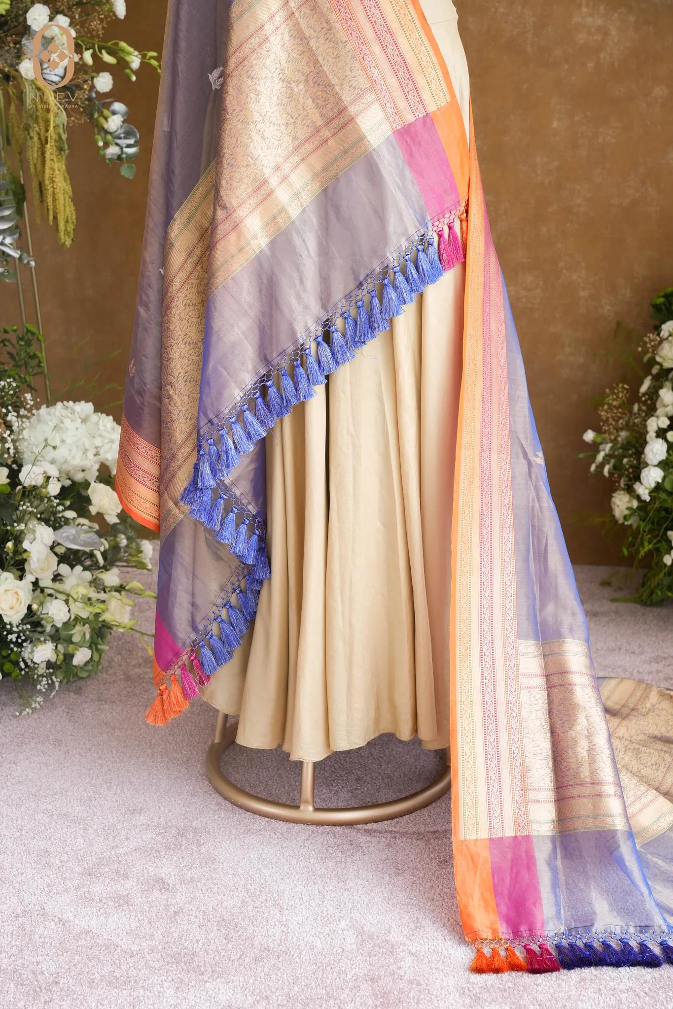 Kanjivaram Tissue Silk Dupatta