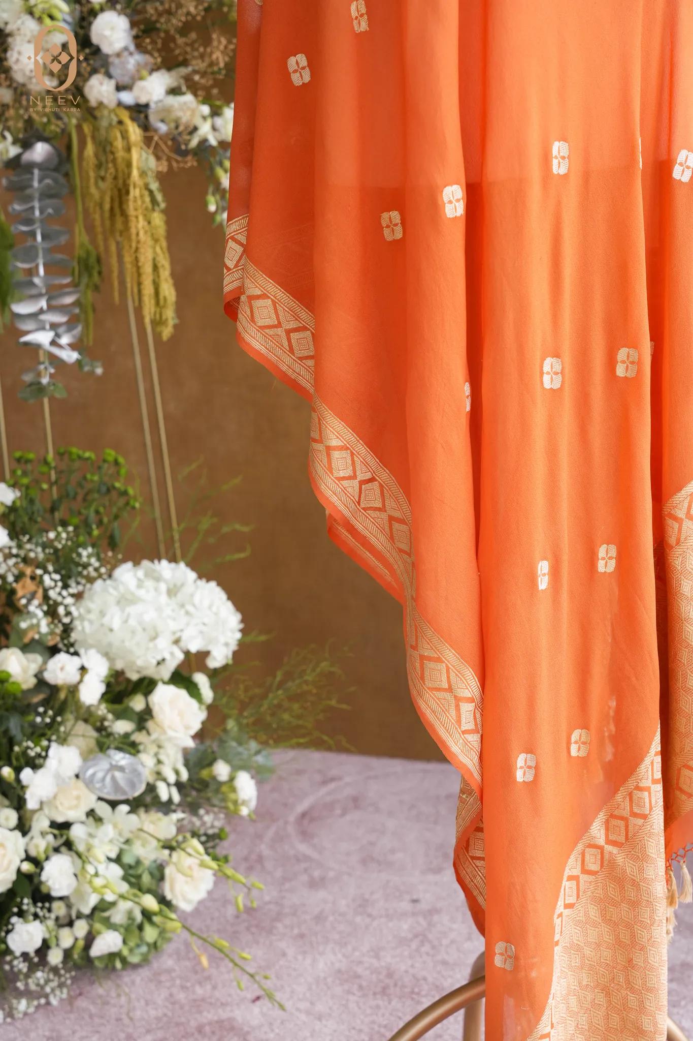 Georgette Neev Boota Dupatta