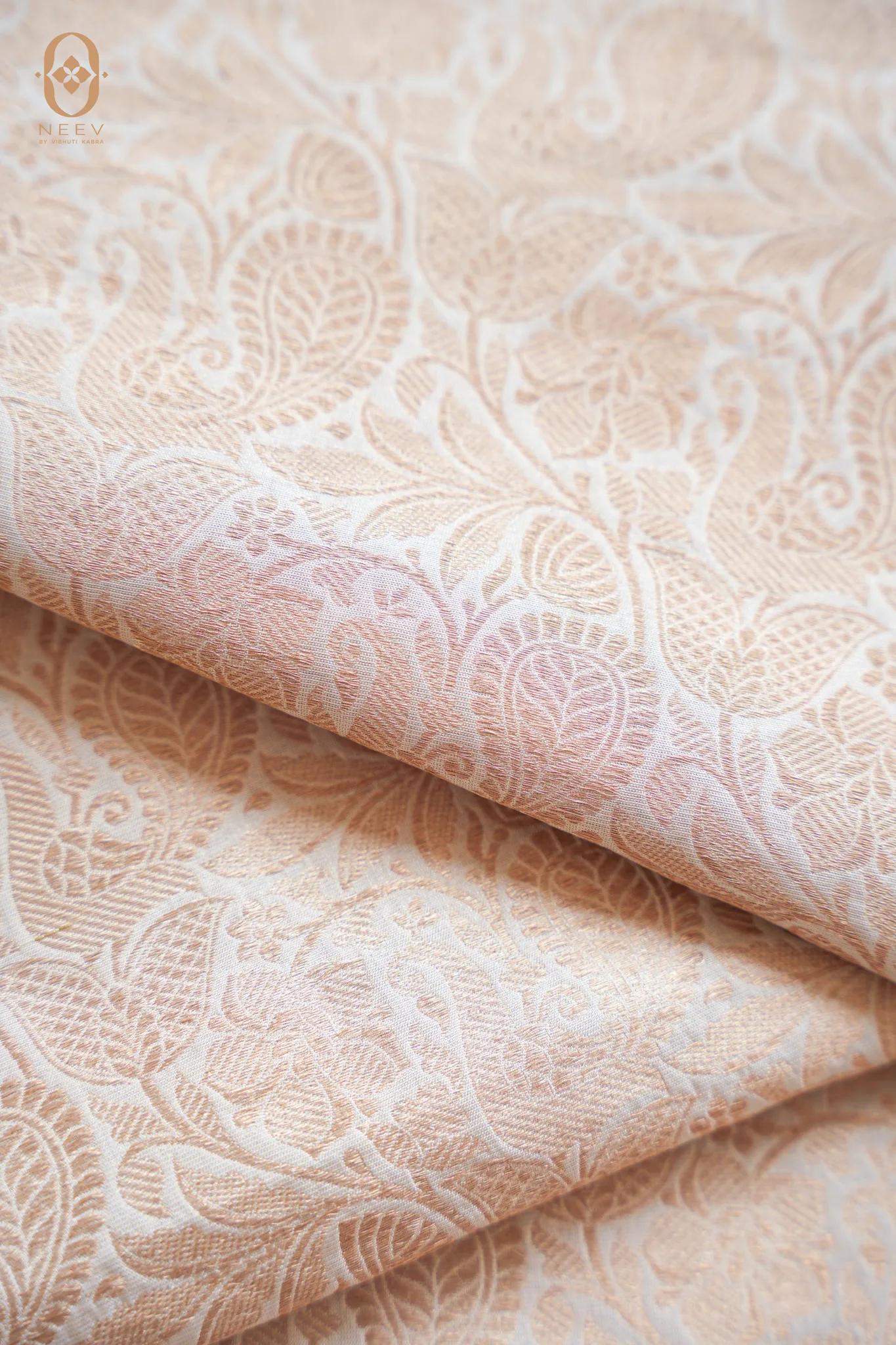 Tissue Silk Brocade Fabric