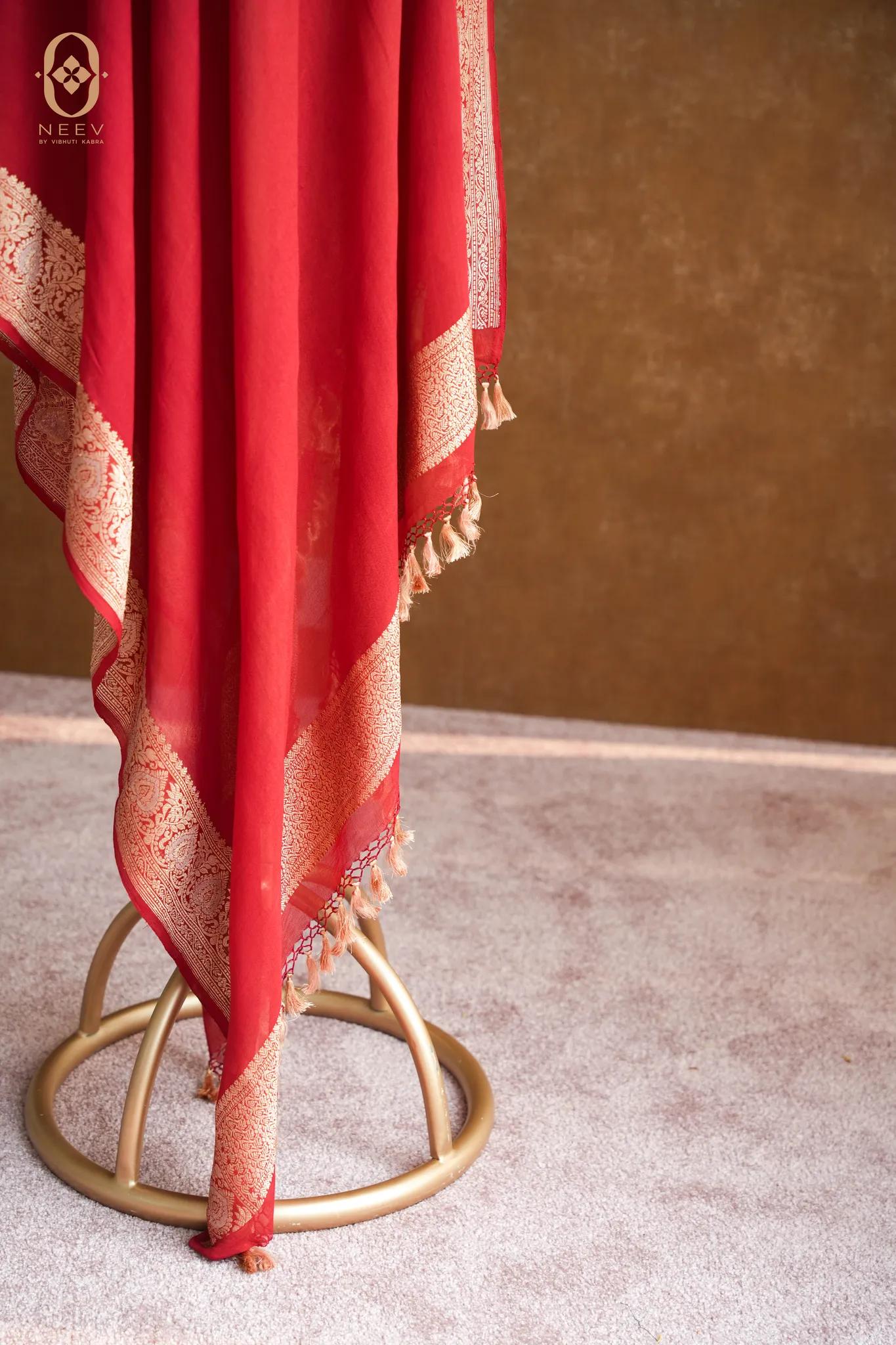 Paan Georgette Dupatta