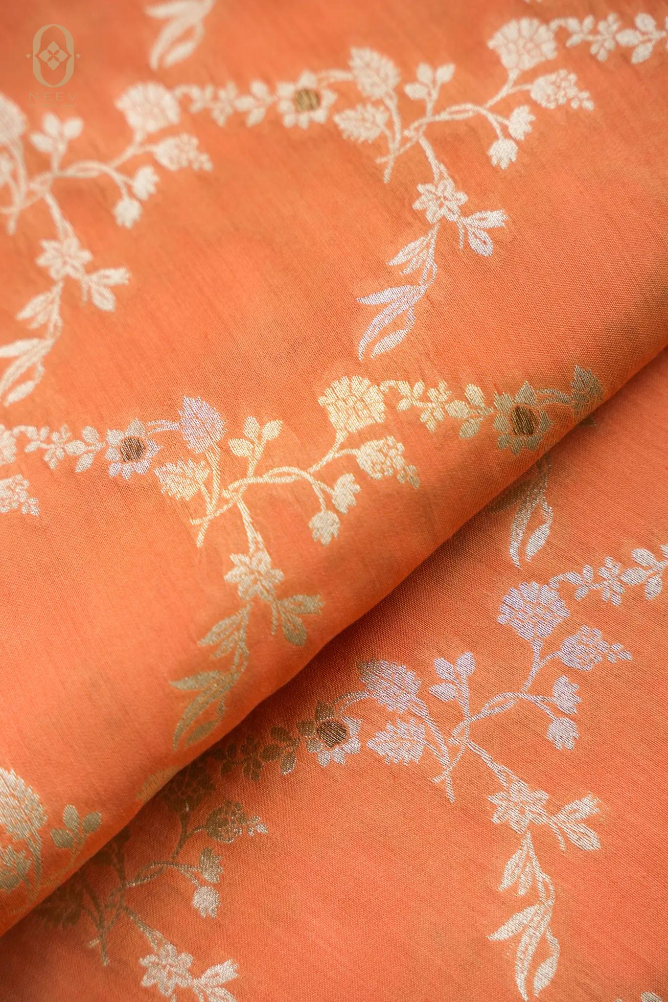 Mulberry Cotton Jaal Fabric