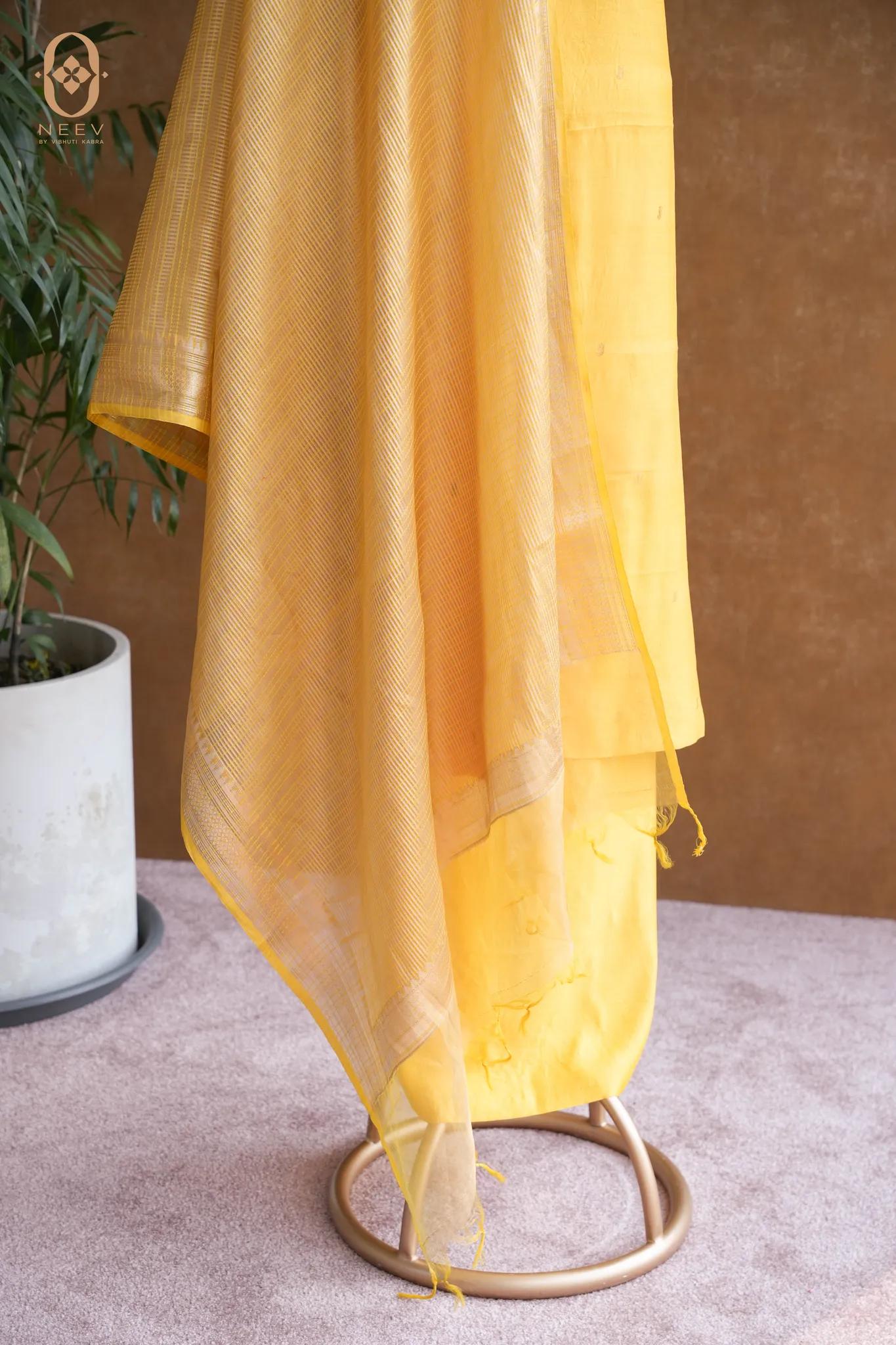 Jalebi Rang Chinia Tissue Suit Set