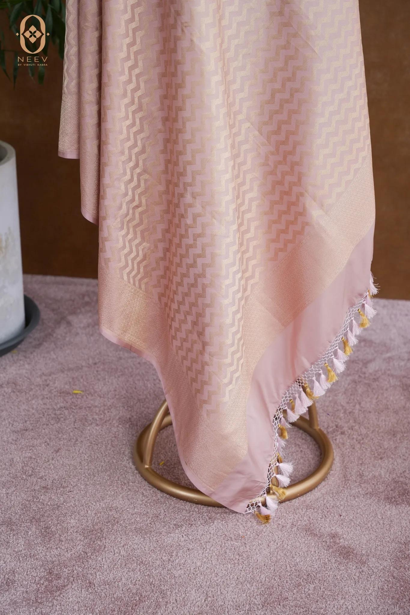 Katan Silk Zig Zag Dupatta