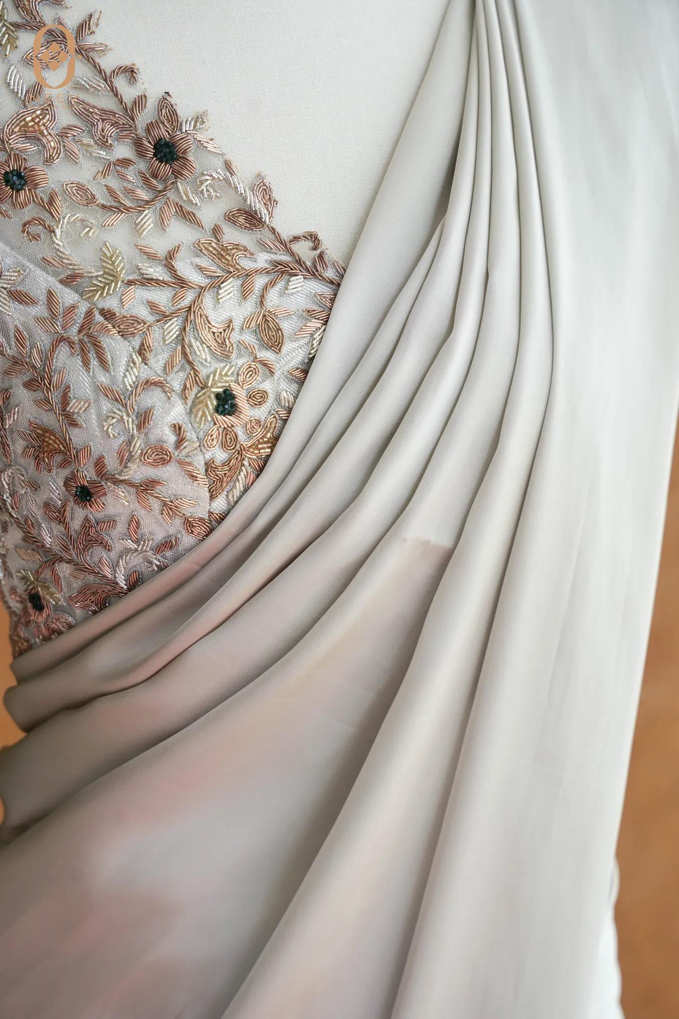 Fire Fly Sterling Silver Satin Saree