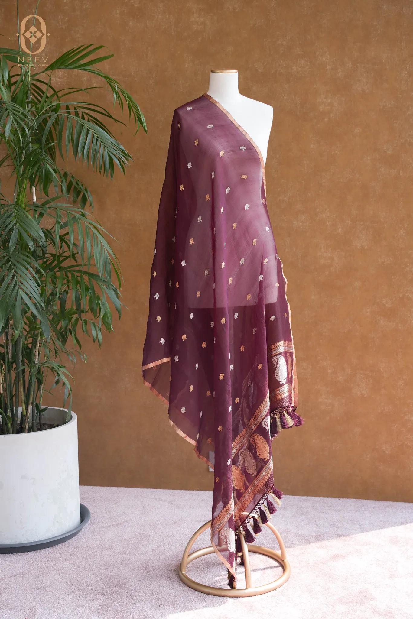 Kora Silk Boota Dupatta