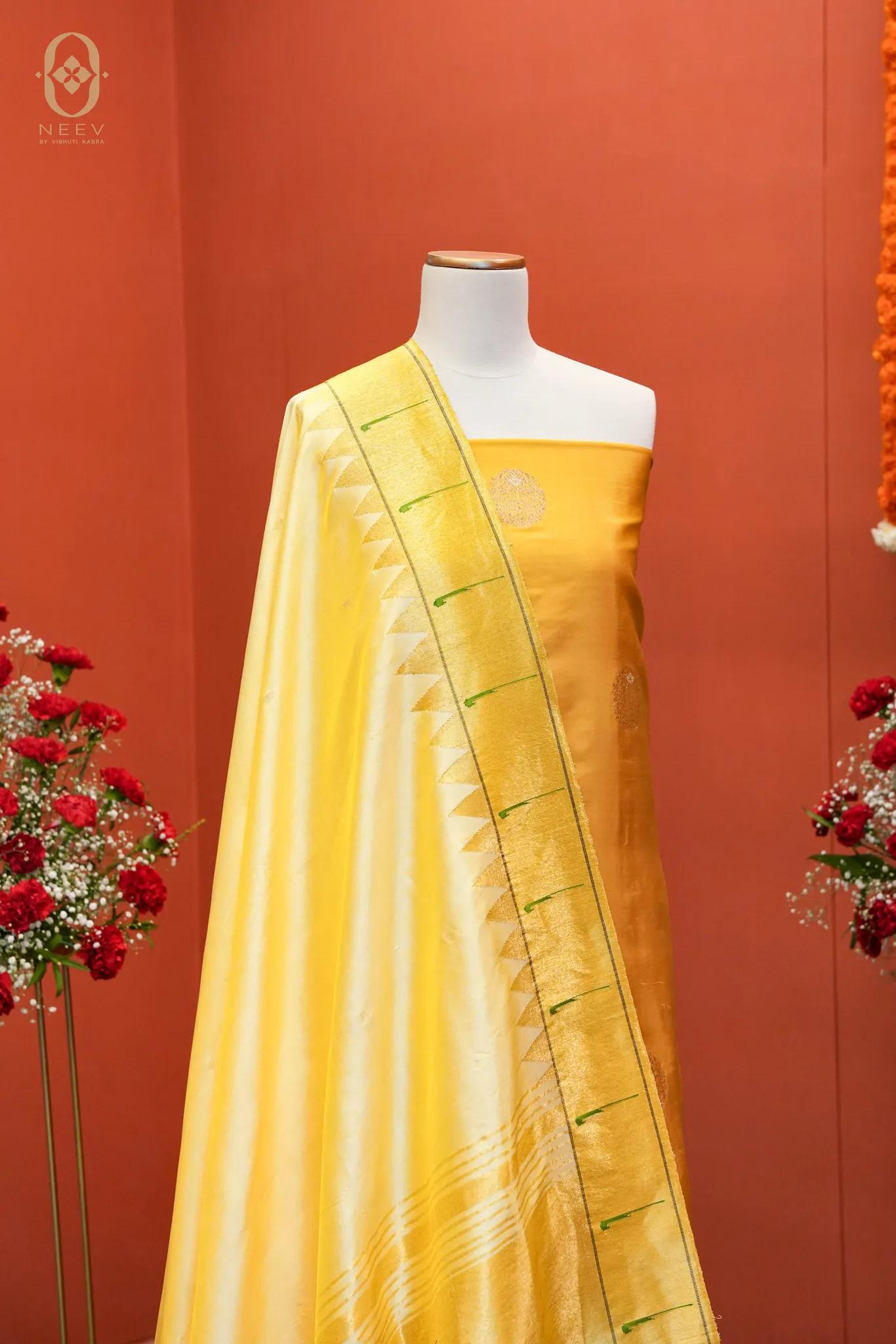 Katan Silk Paithani Suit Set