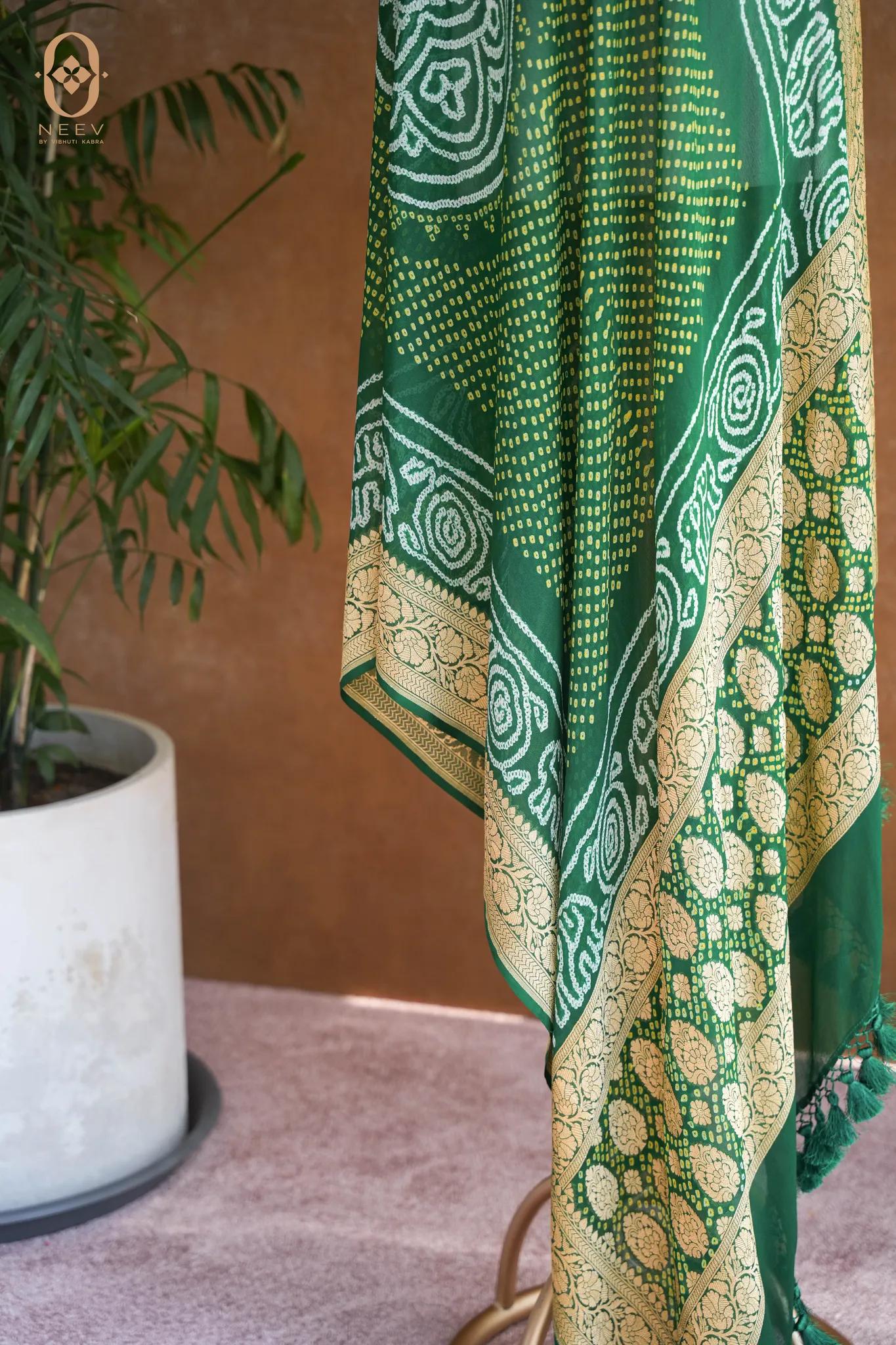 Georgette Bandhani Dupatta