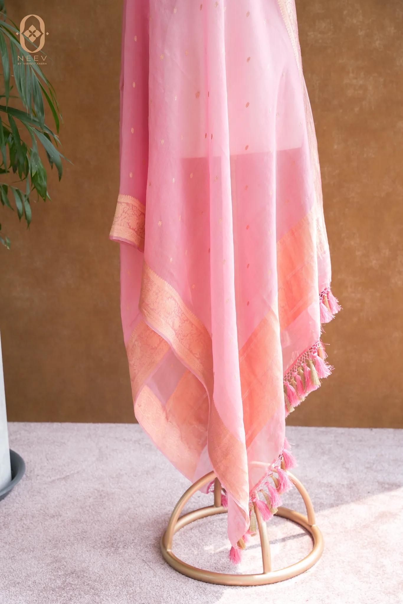 Kora Silk Boota Dupatta