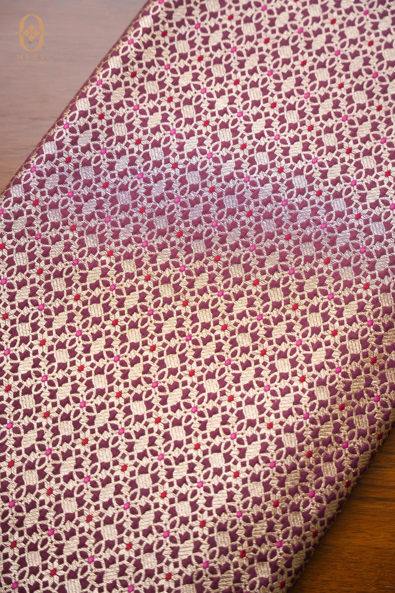 Katan Silk Brocade Fabric