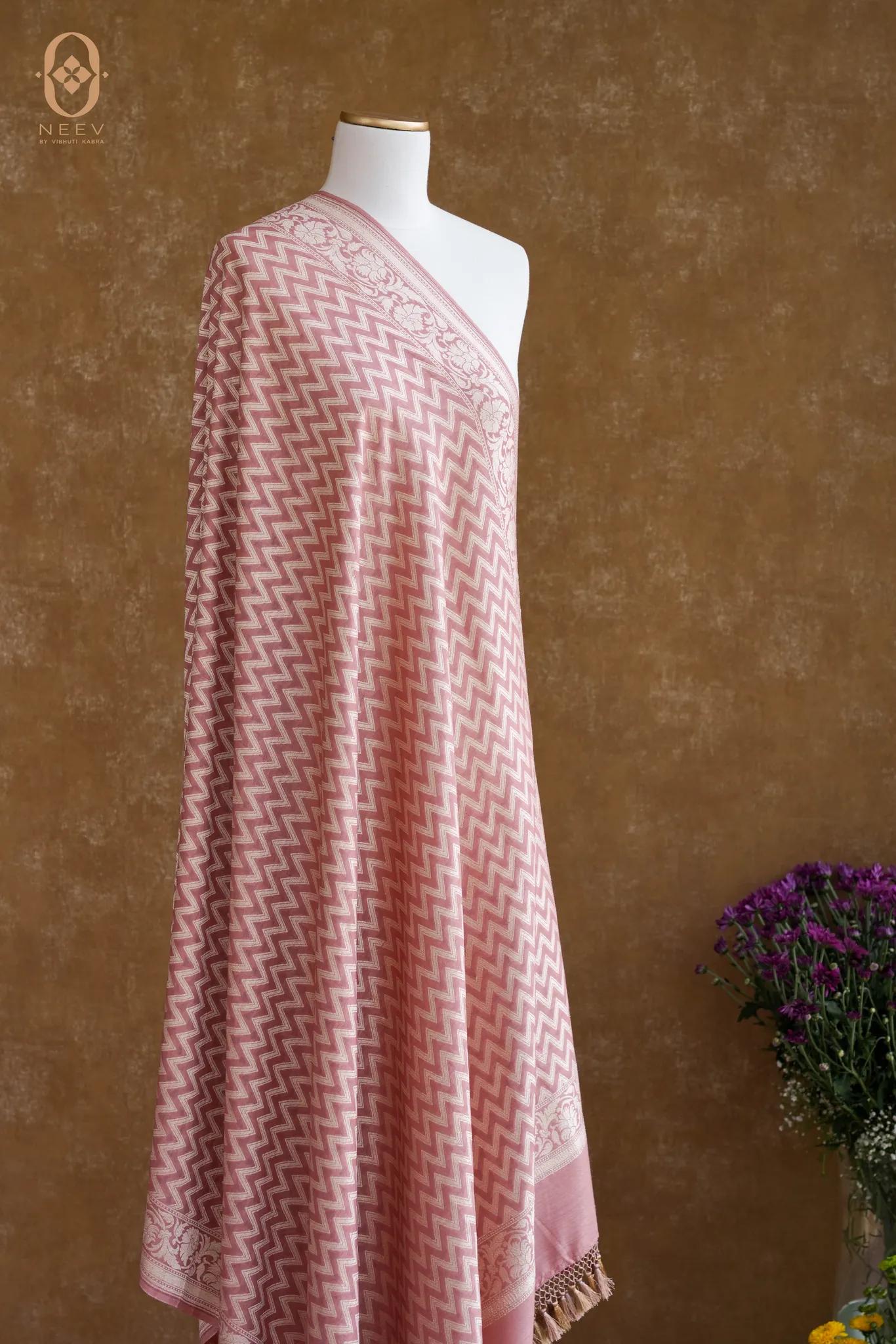 Munga Silk Zig Zag Dupatta