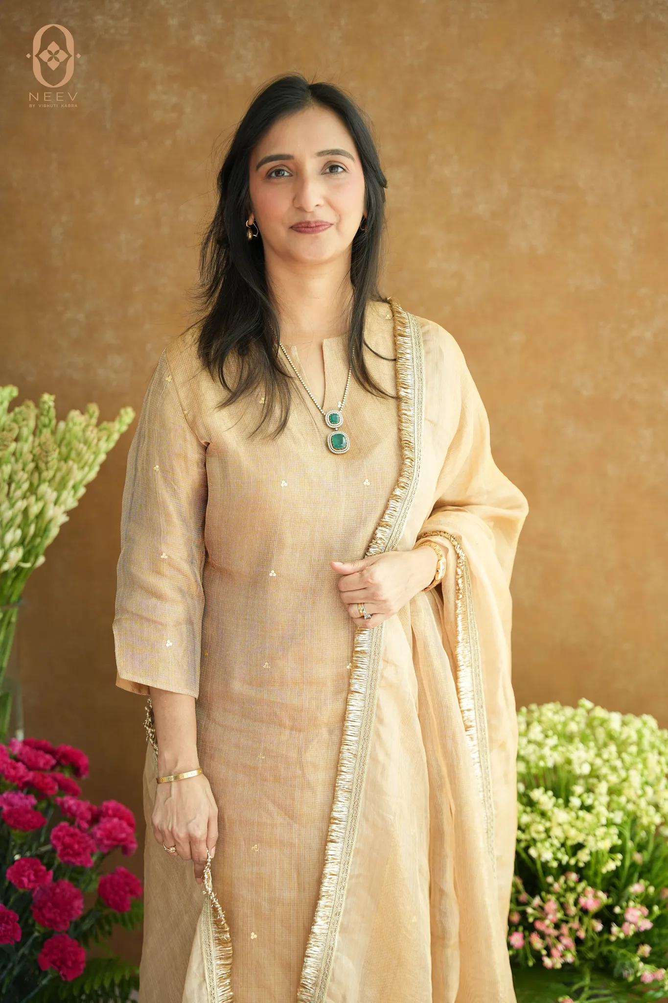 Unstitched Tissue Silk Suit Set