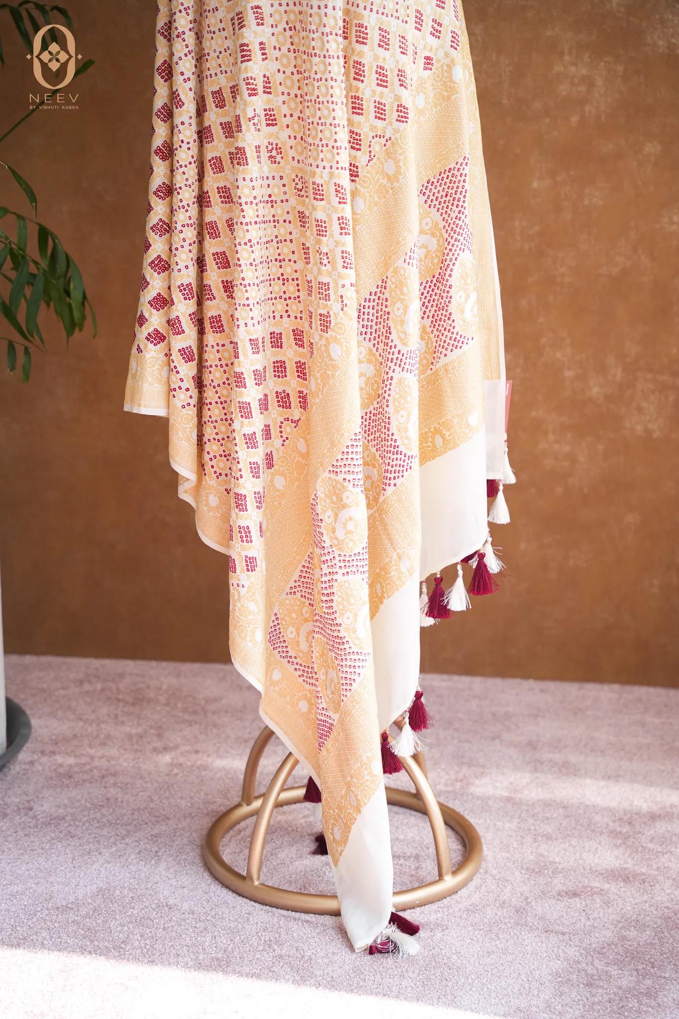 Rare Georgette Bandhani Dupatta