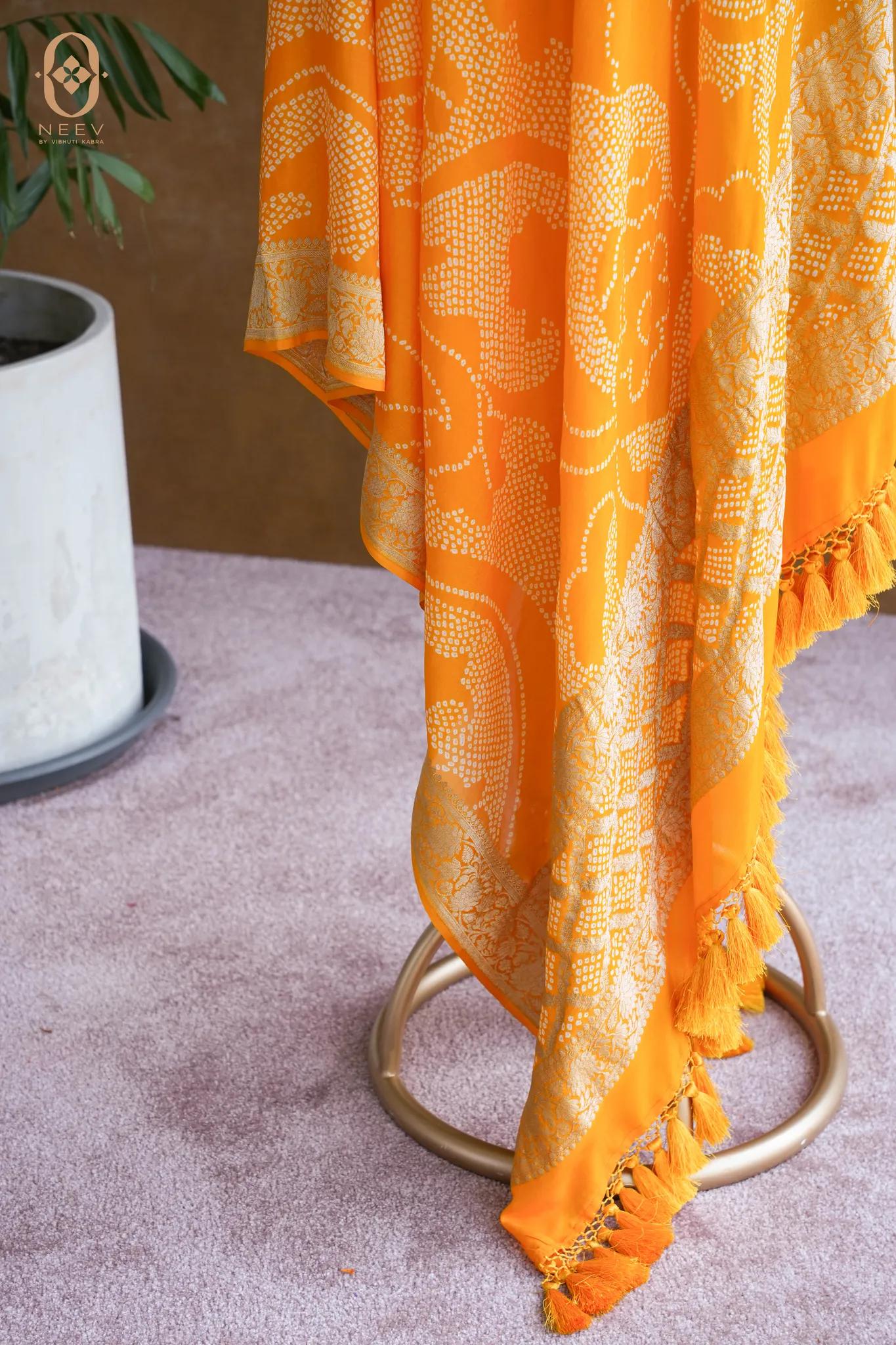 Georgette Bandhani Dupatta