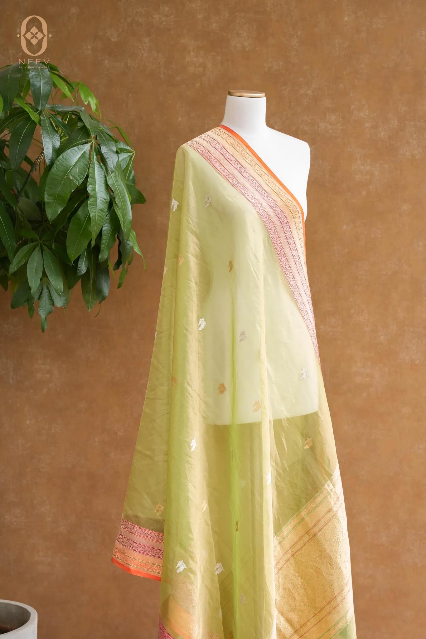Kanjivaram Tissue Silk Dupatta