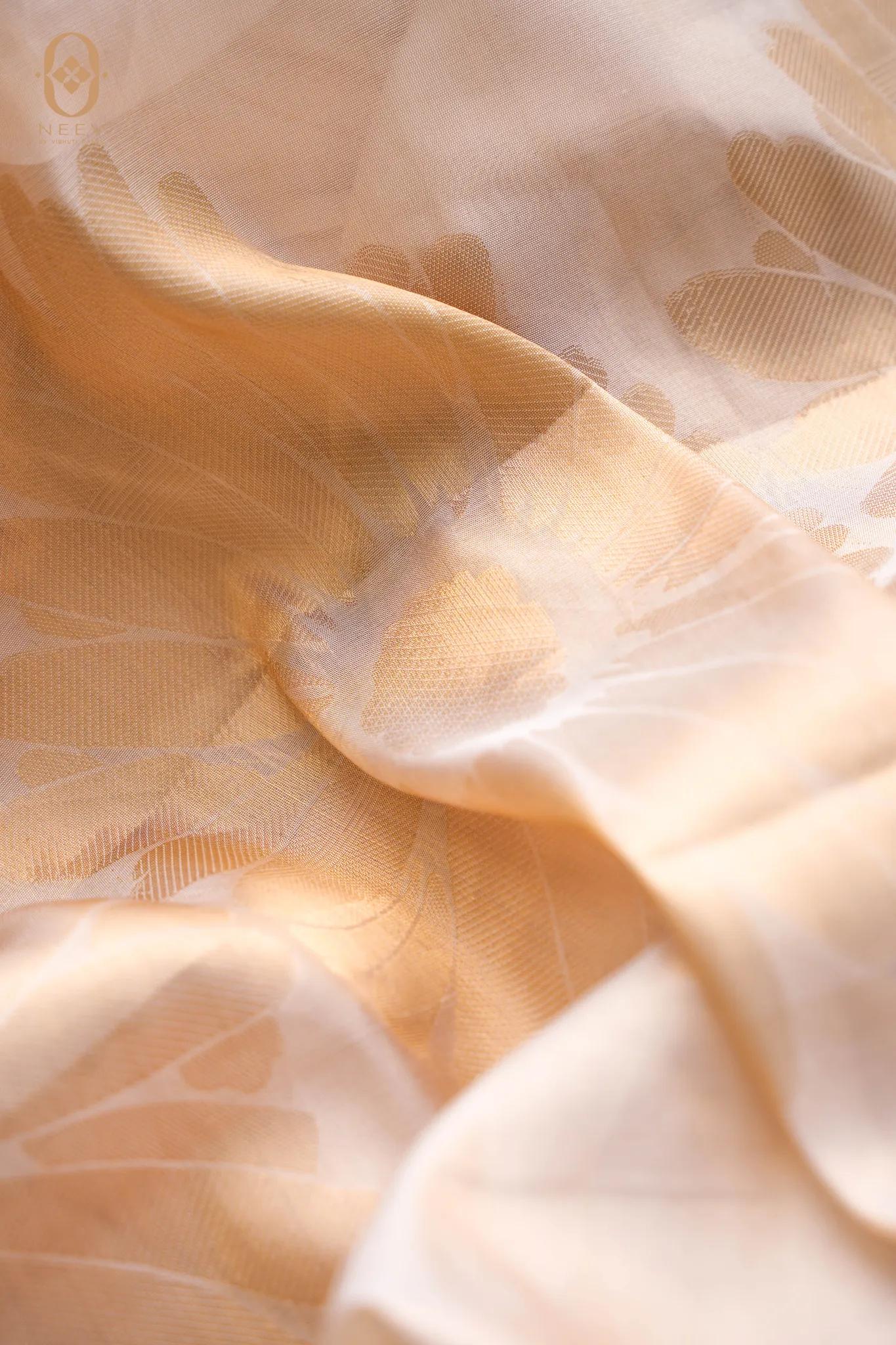 Tissue Silk Floral Fabric