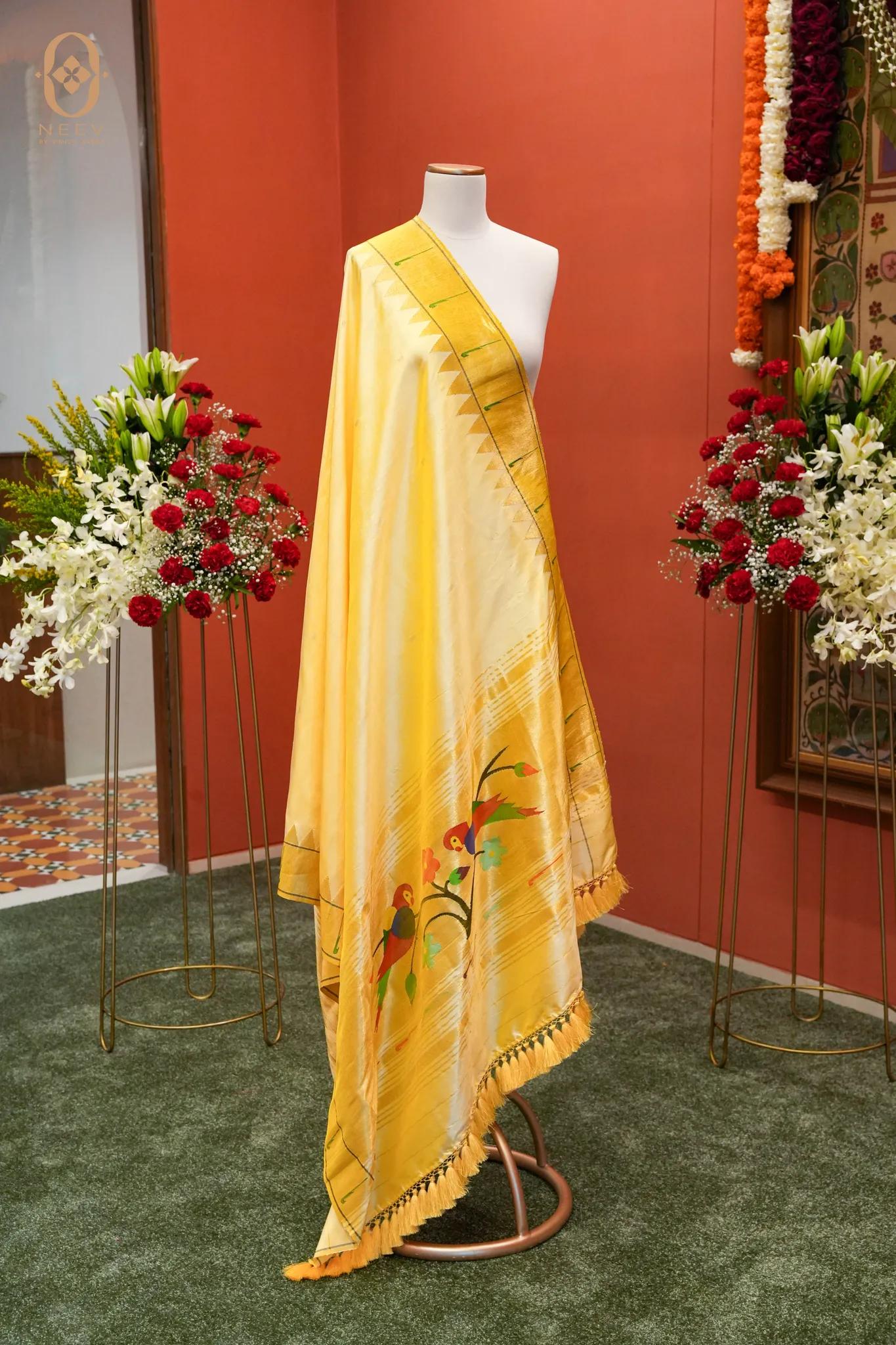 Paithani Katan Silk Dupatta