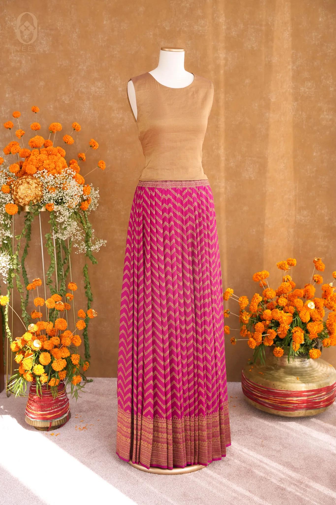Katan Silk Lehenga Fabric