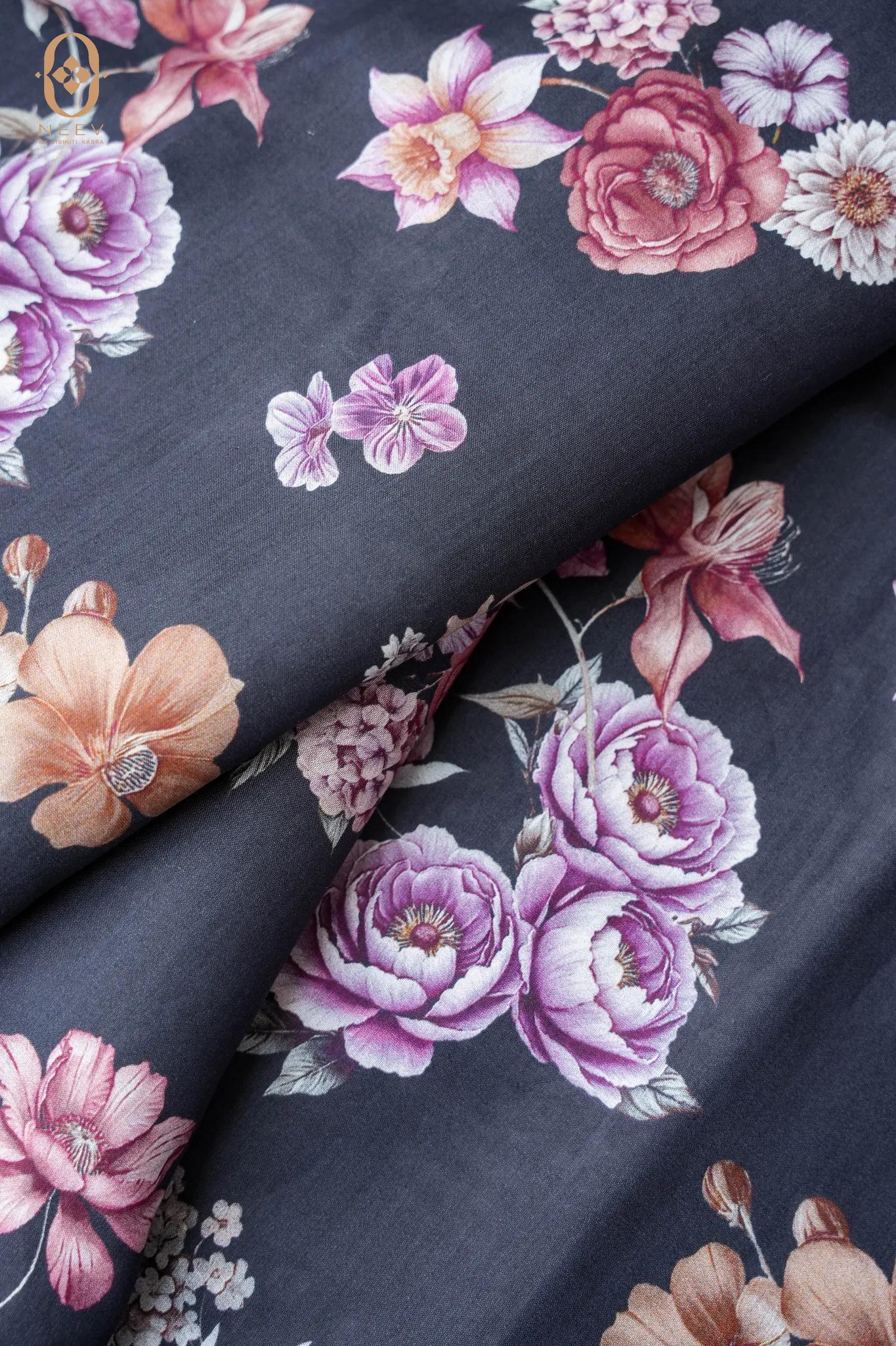 Chinia Silk Printed Fabric