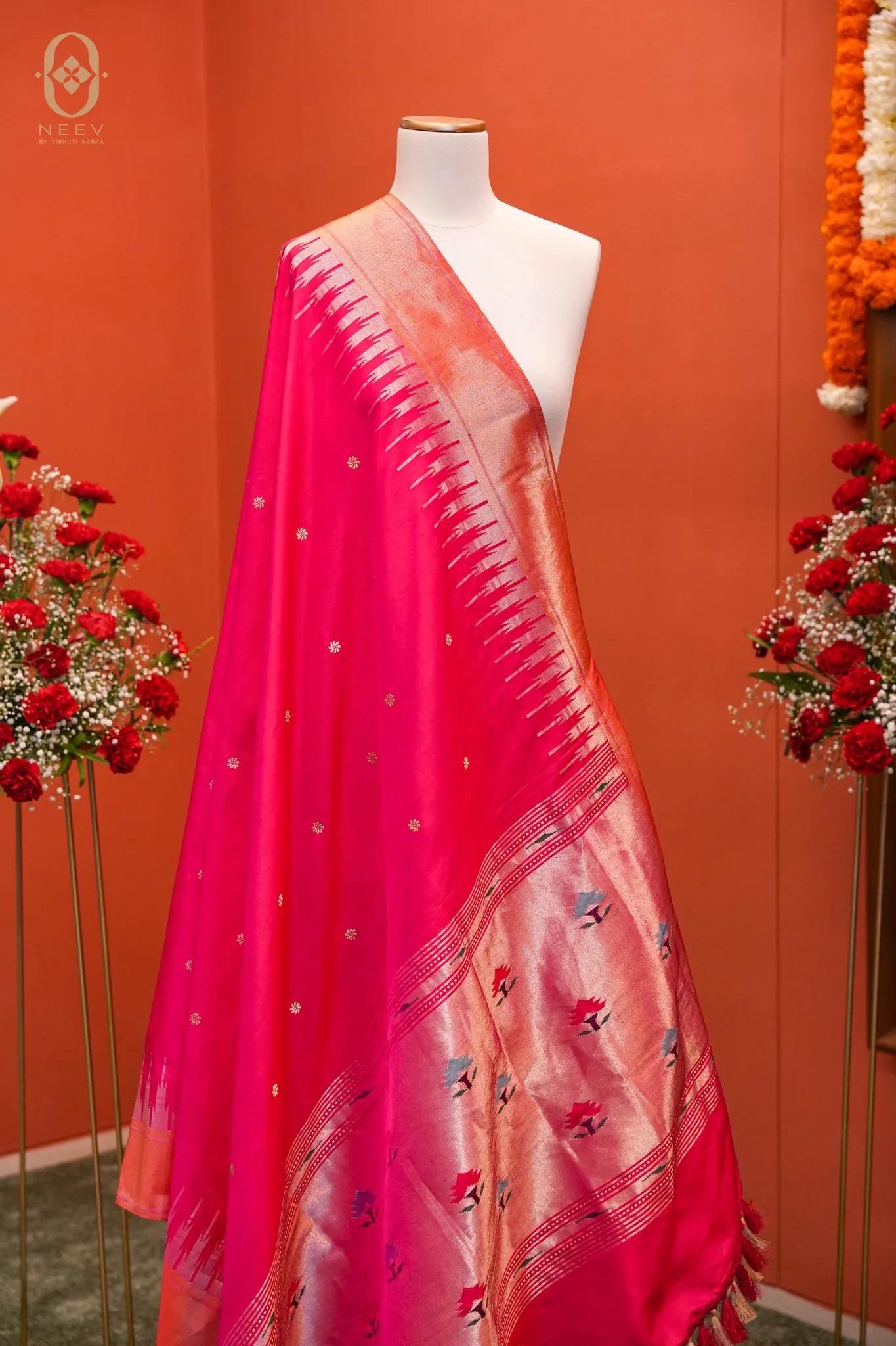 Paithani Katan Silk Dupatta