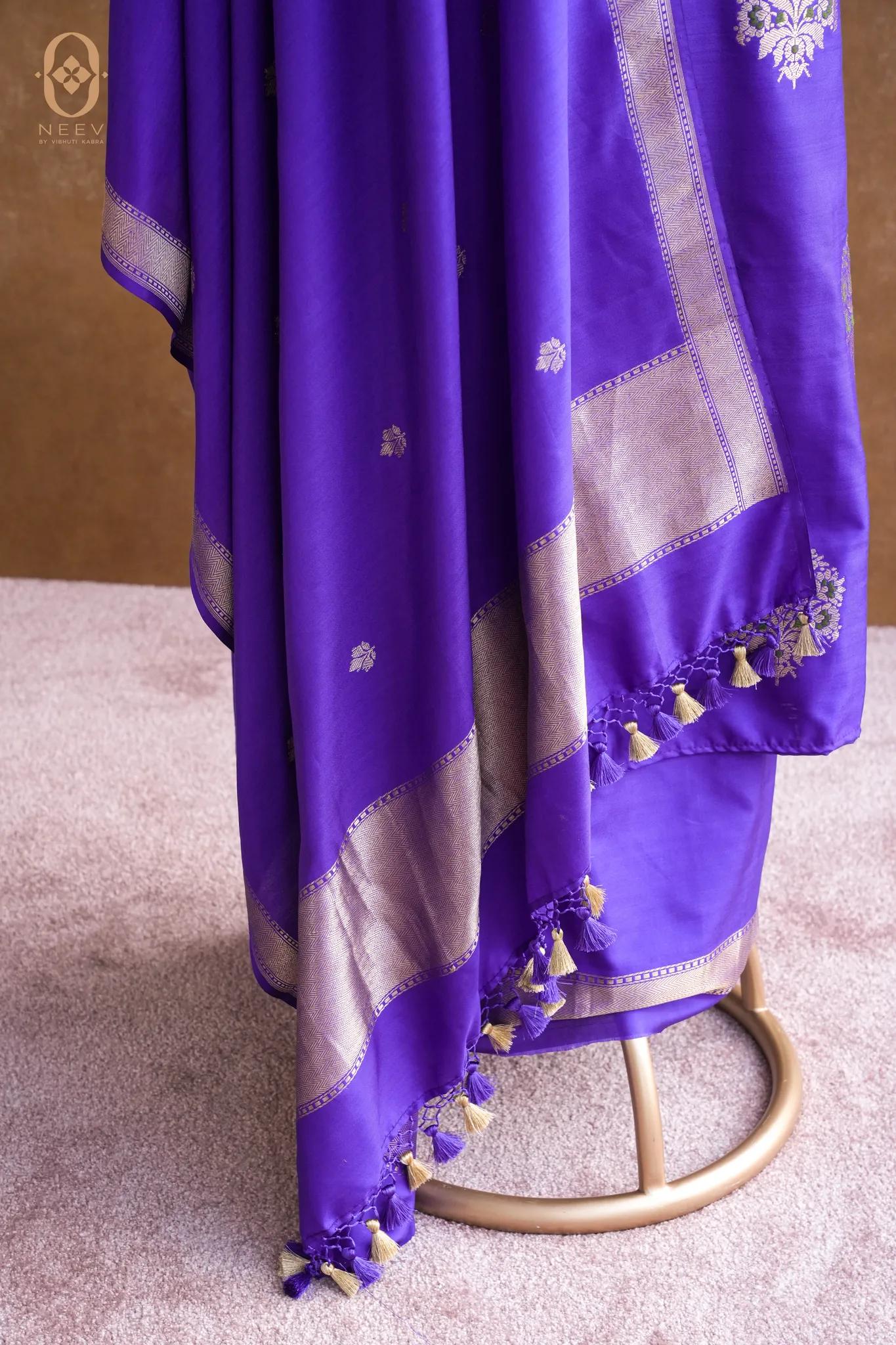 Meenakari Katan Silk Suit Set