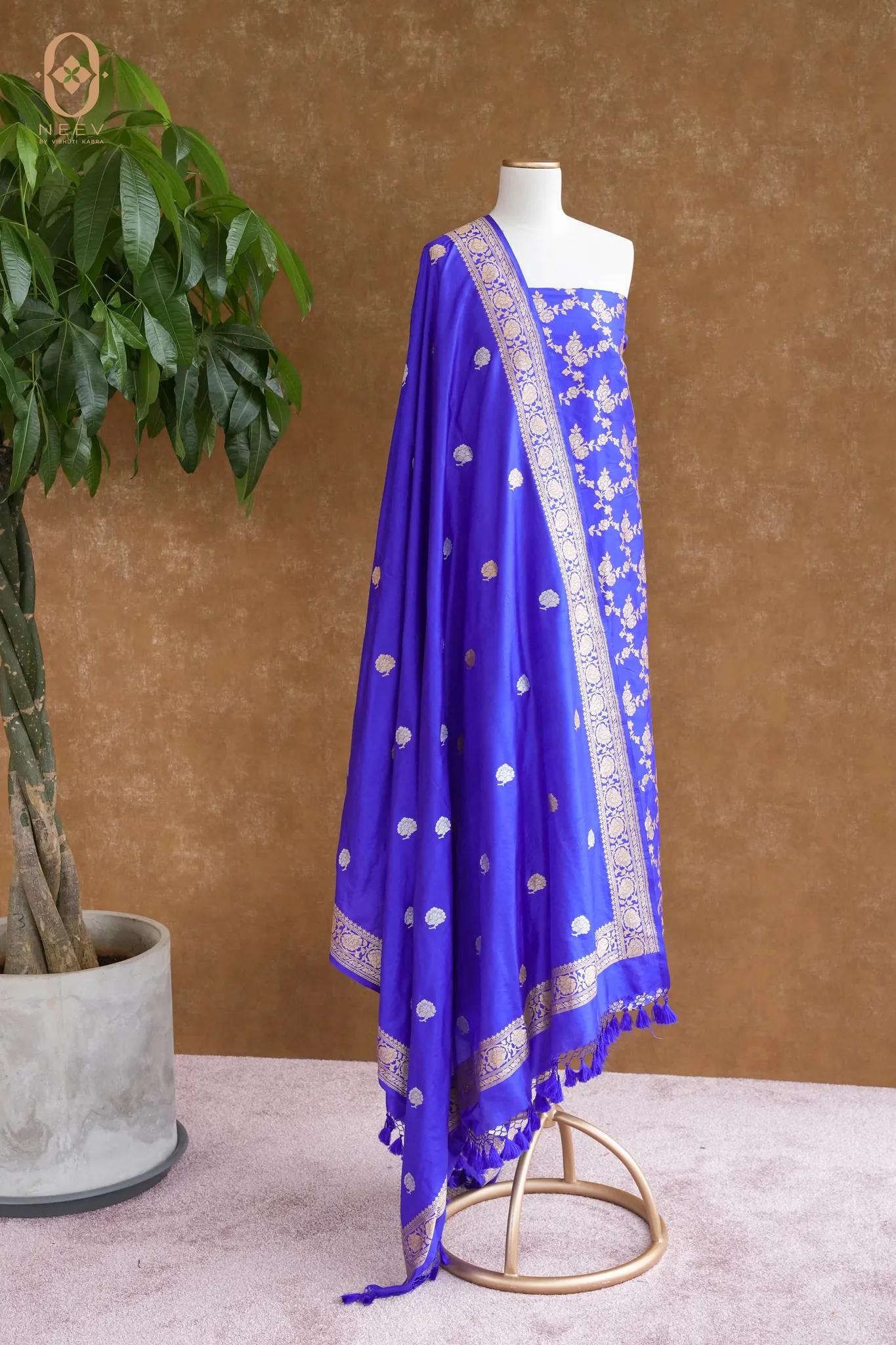 Sachi Zari Katan Silk Suit Set