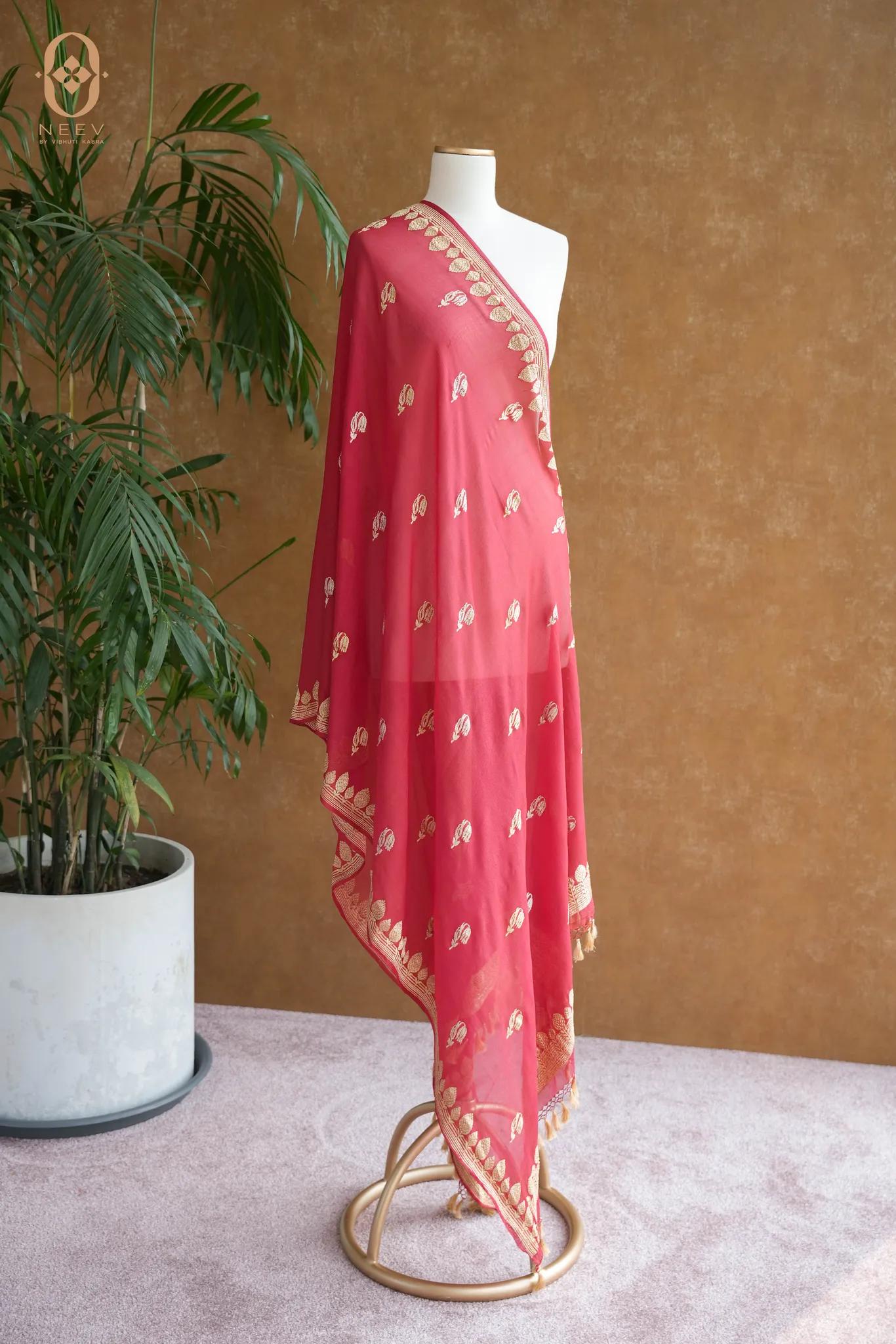 Georgette Tulip Dupatta