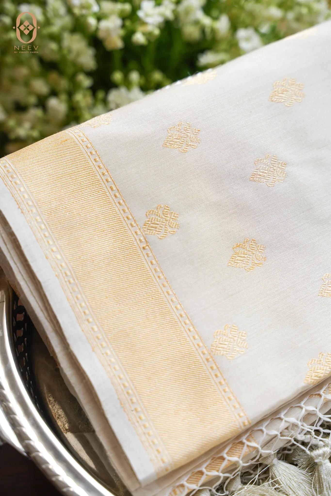 DEVI | Natural Munga Silk Real Zari Saree