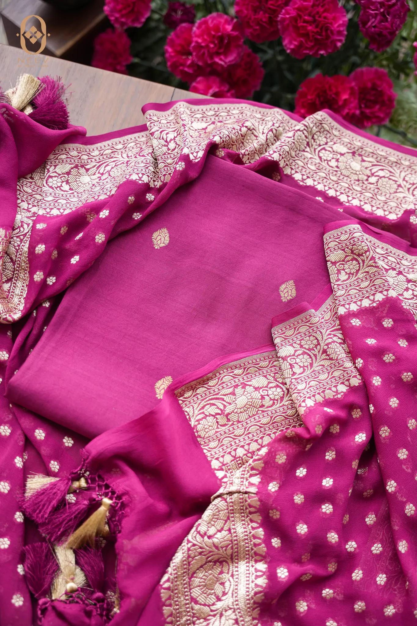 Chinia Silk Boota Suit Set