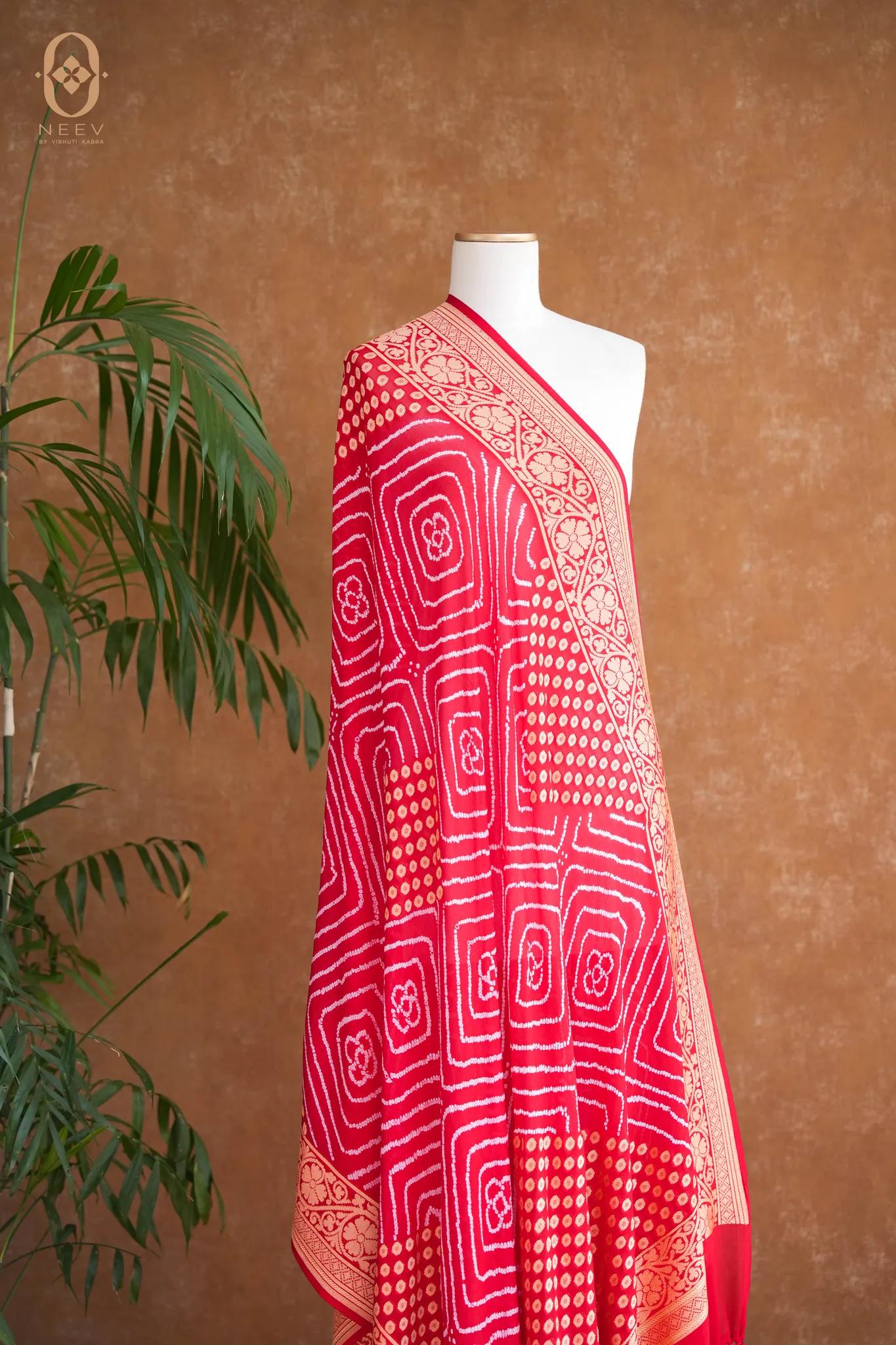 Georgette Bandhani Dupatta