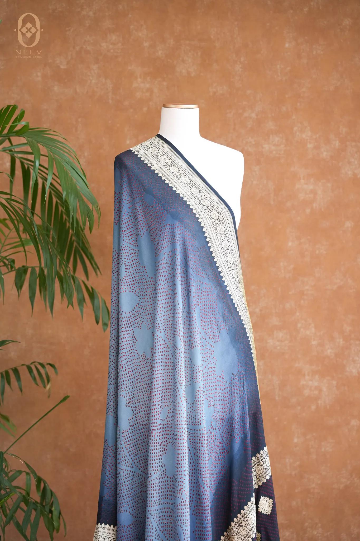 Ombre Bandhani Dupatta