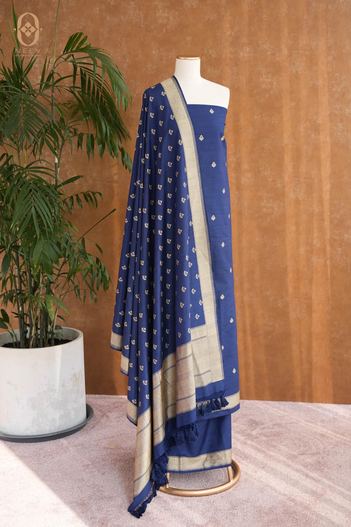 Sachi Zari Munga Silk Suit Set