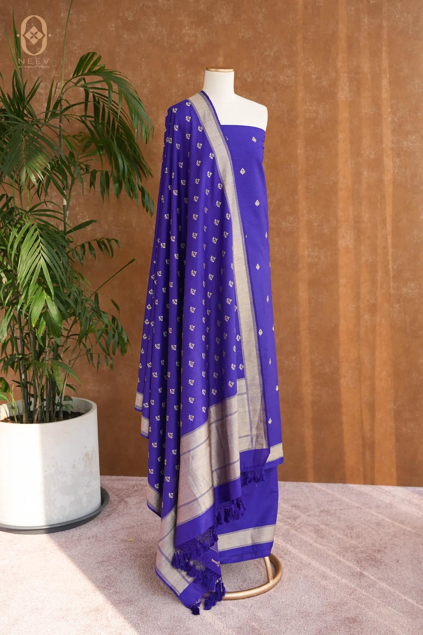 Sachi Zari Munga Silk Suit Set