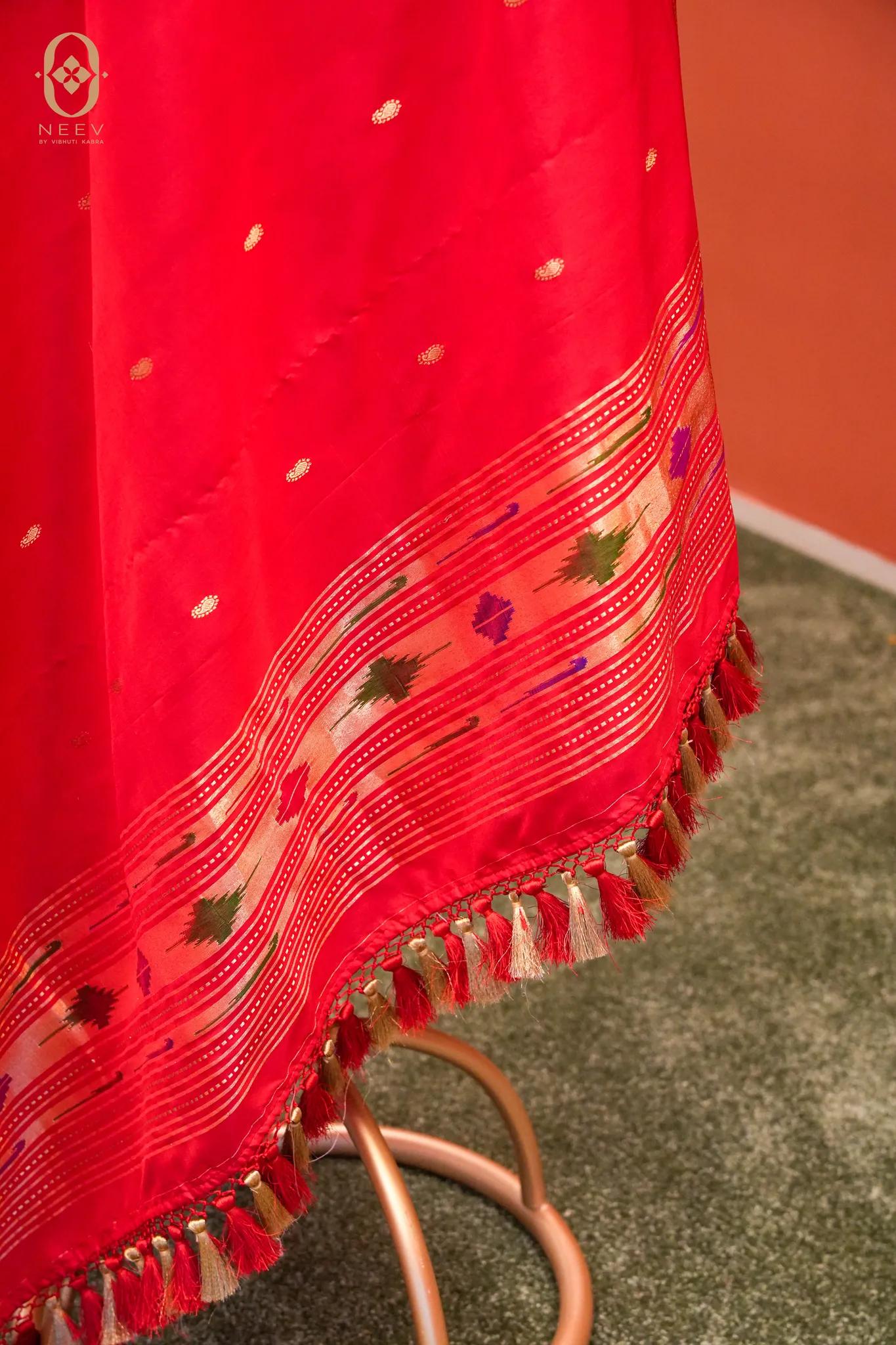 Paithani Katan Silk Dupatta