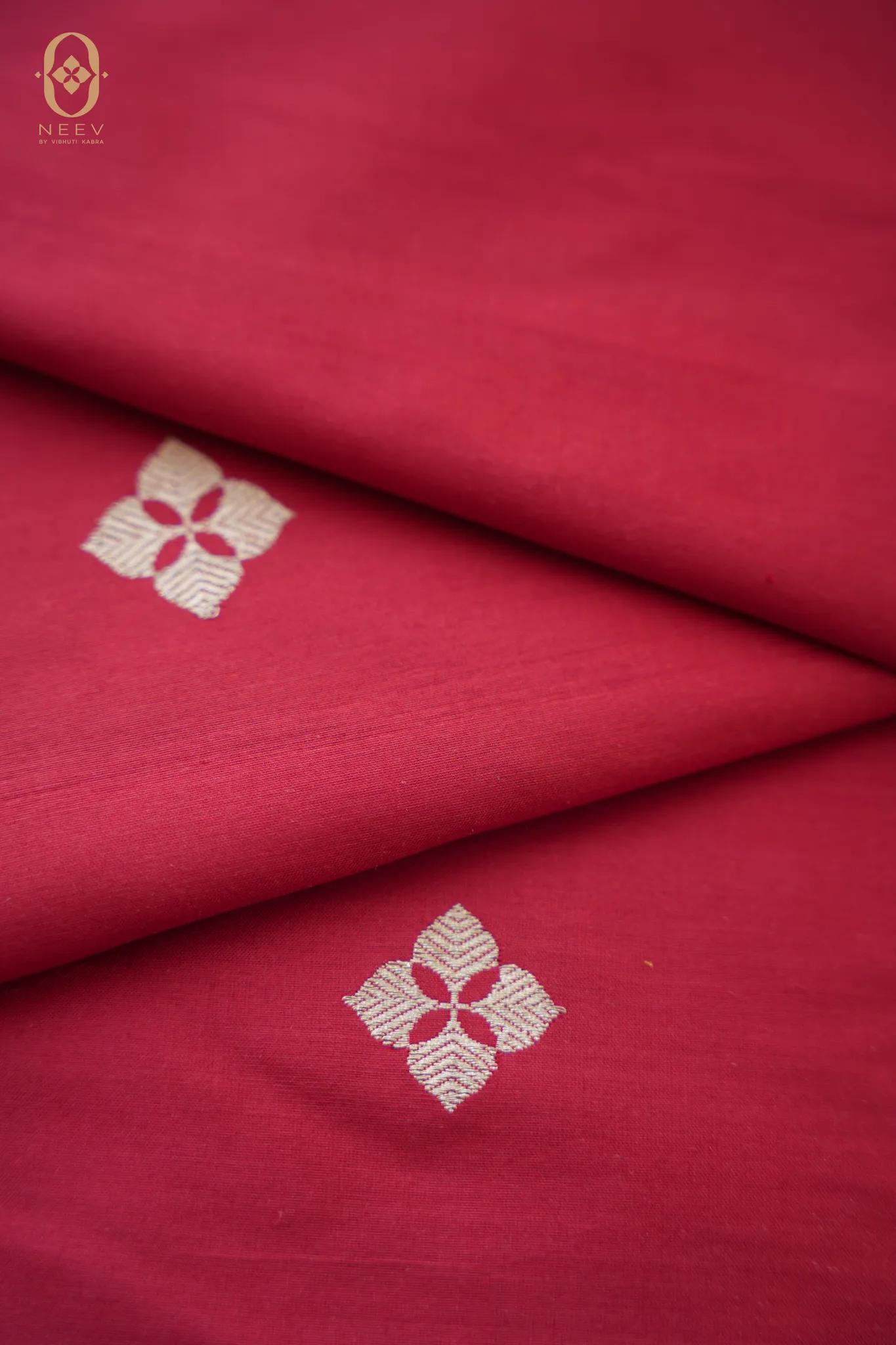 Neev Boota Katan Silk Fabric