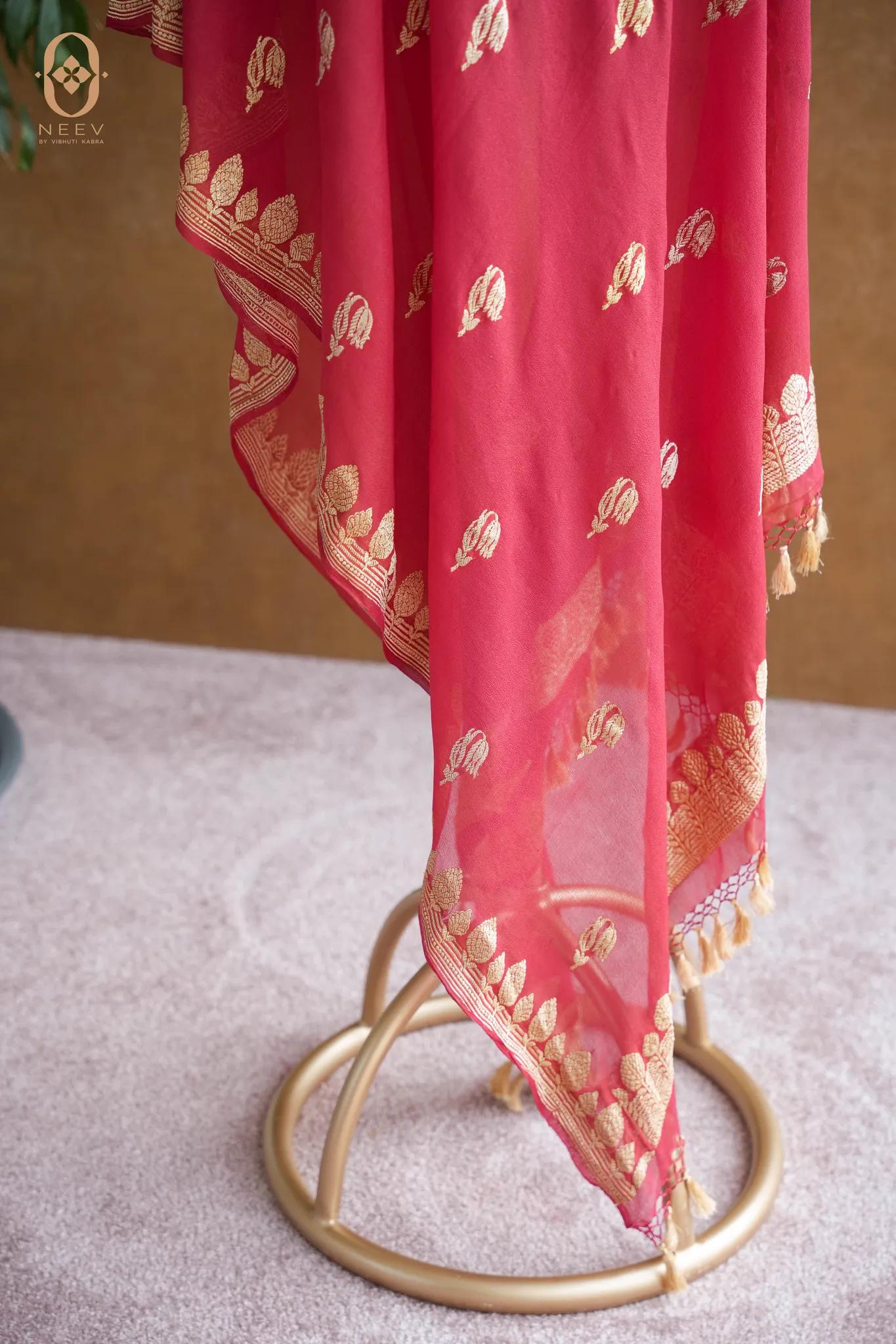 Georgette Tulip Dupatta