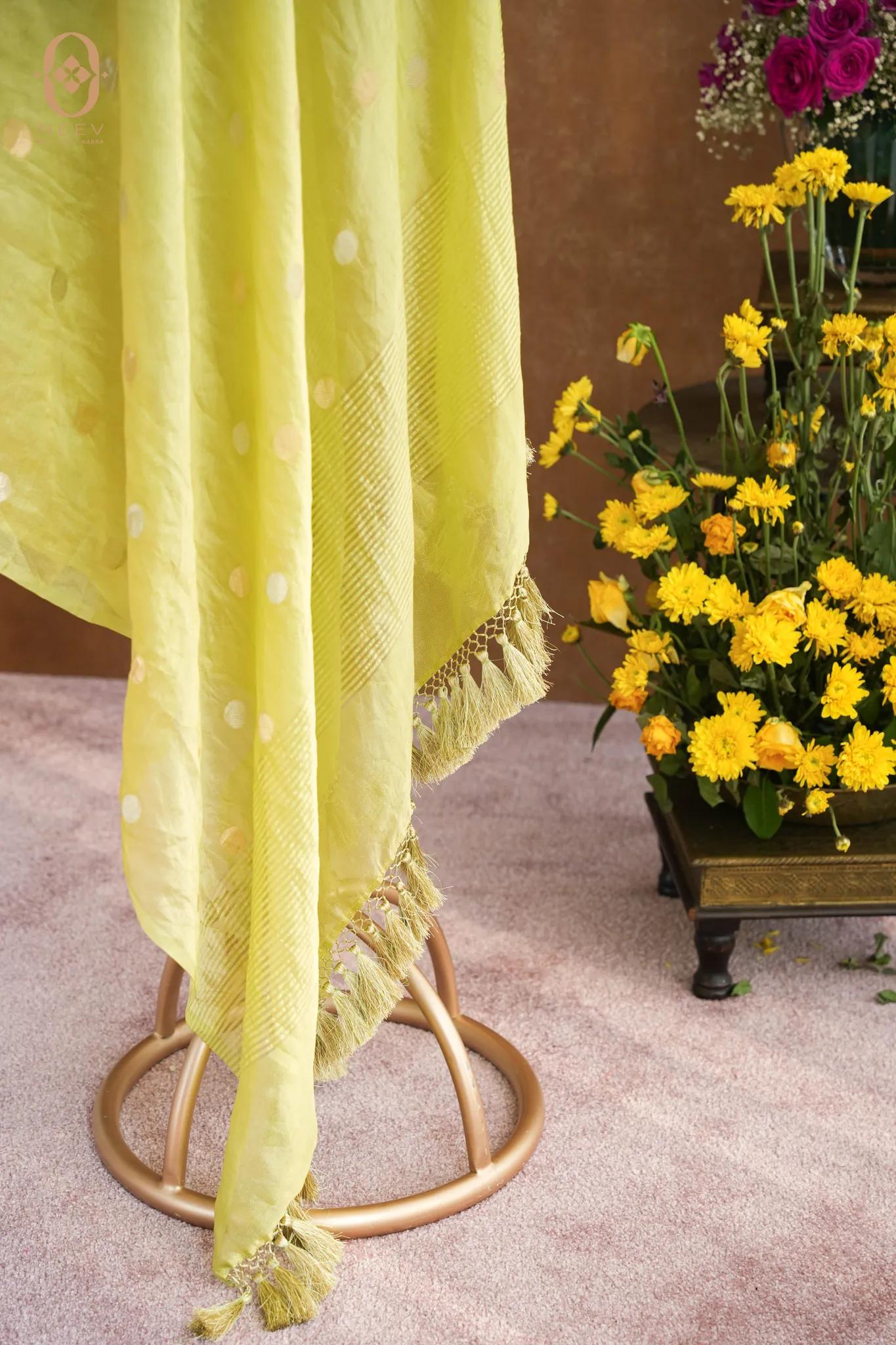 Tissue Silk Boota Dupatta