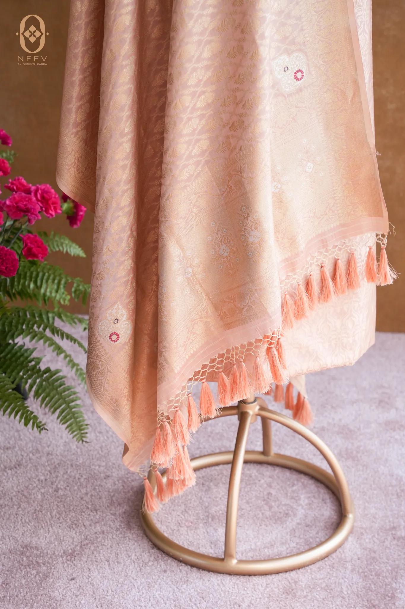 Tanchui Suit Set with Katan Silk Dupatta