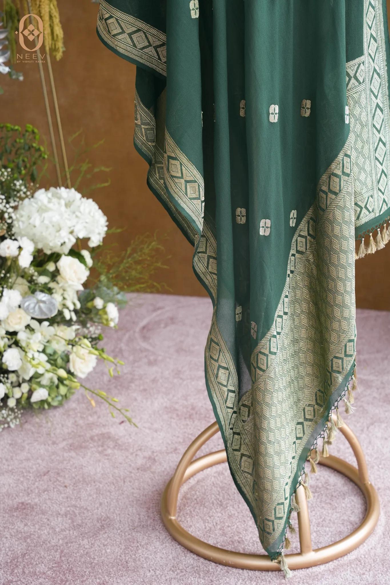 Georgette Neev Boota Dupatta