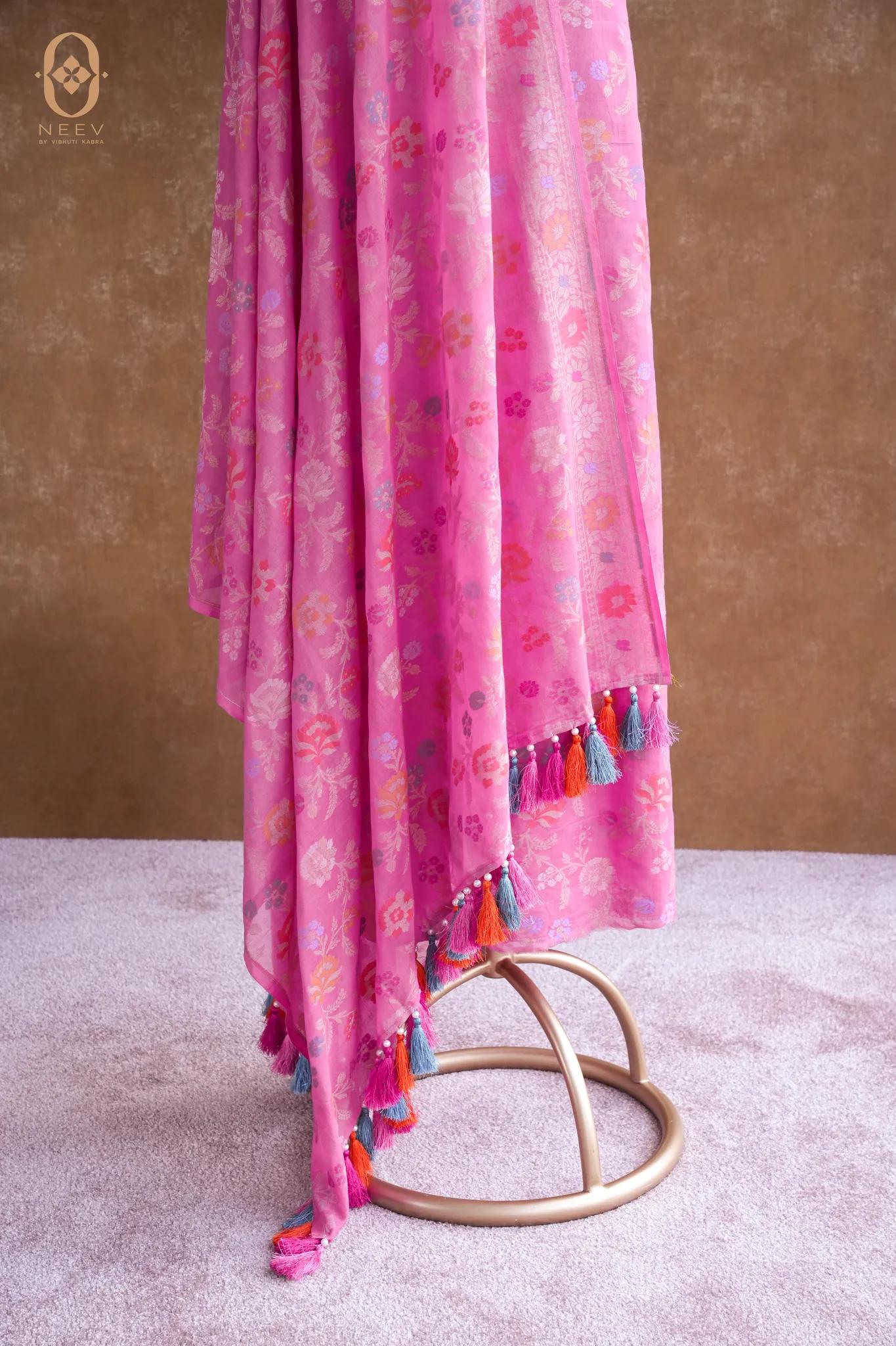 Ektara Cotton Multi Meenakari Suit Set