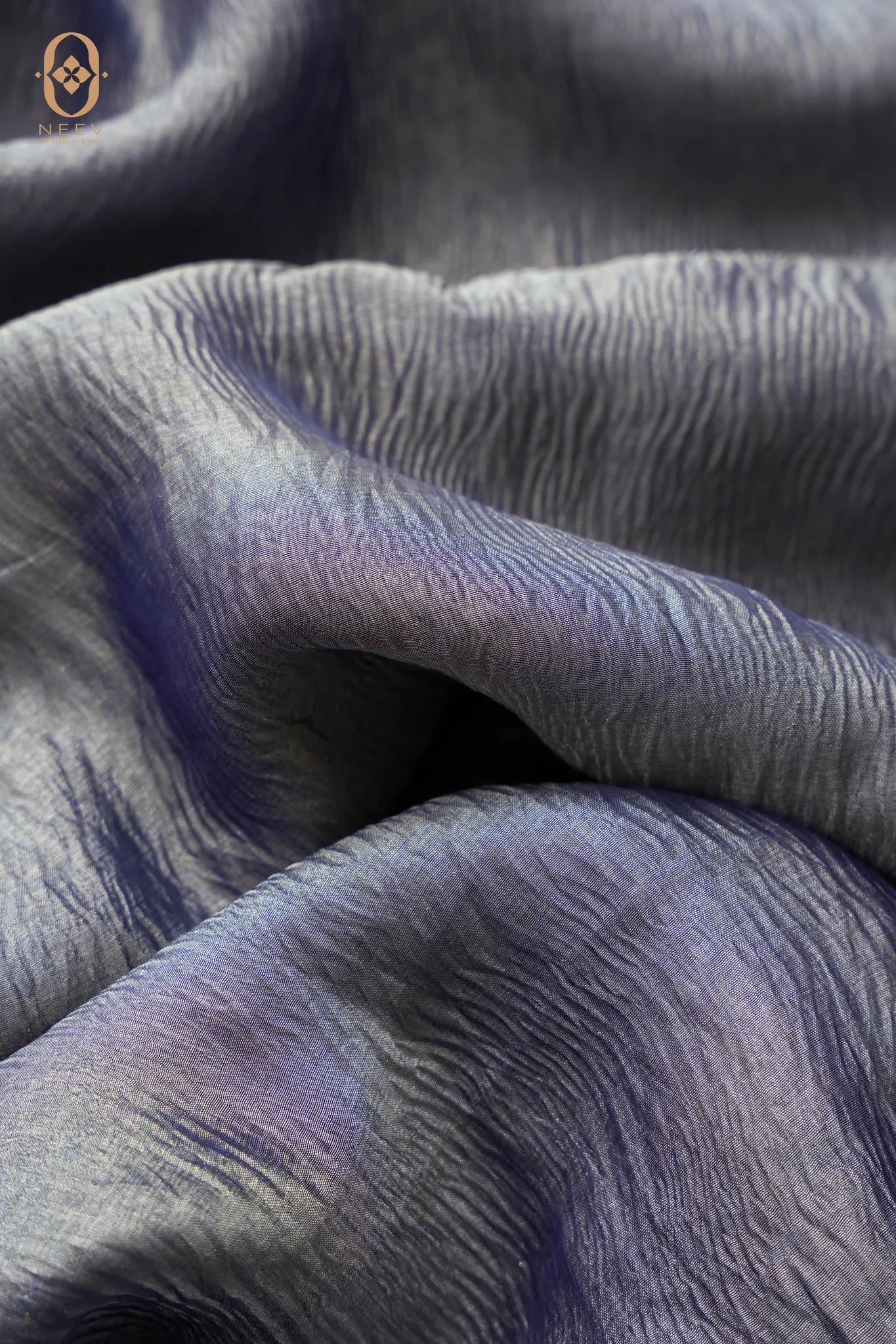 Crushed Tissue Silk Fabric