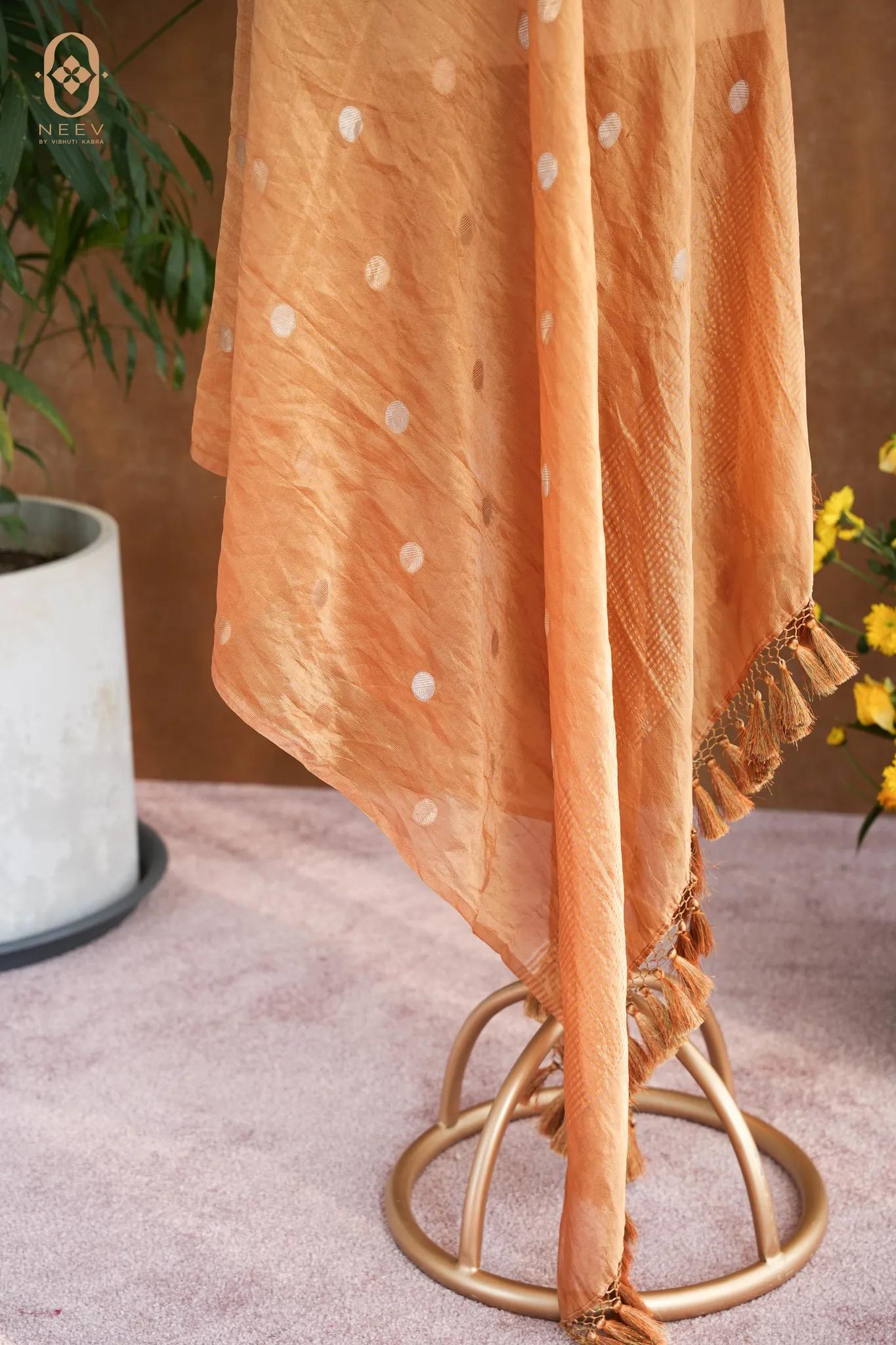 Tissue Silk Boota Dupatta
