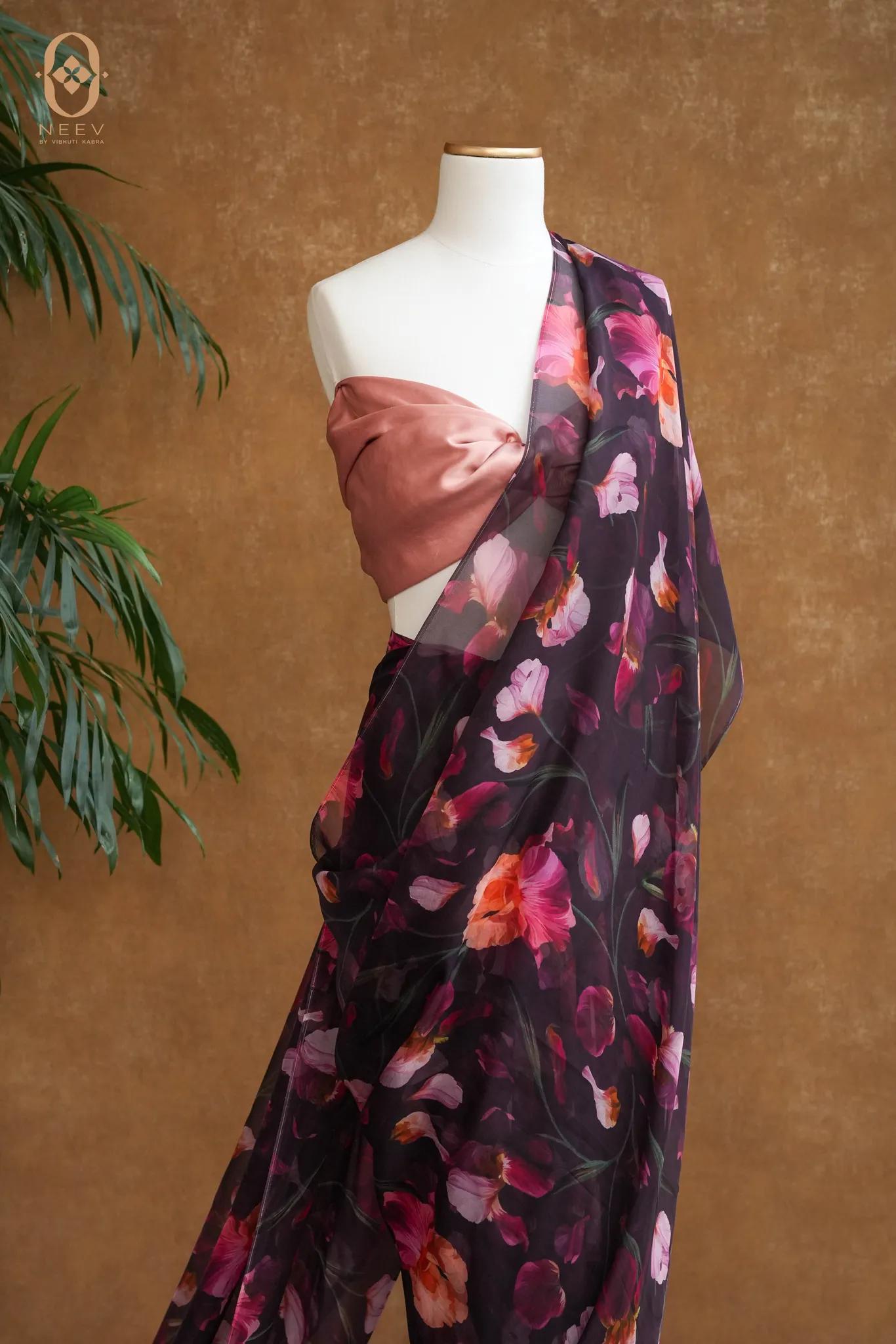 Premium Printed Chiffon Saree