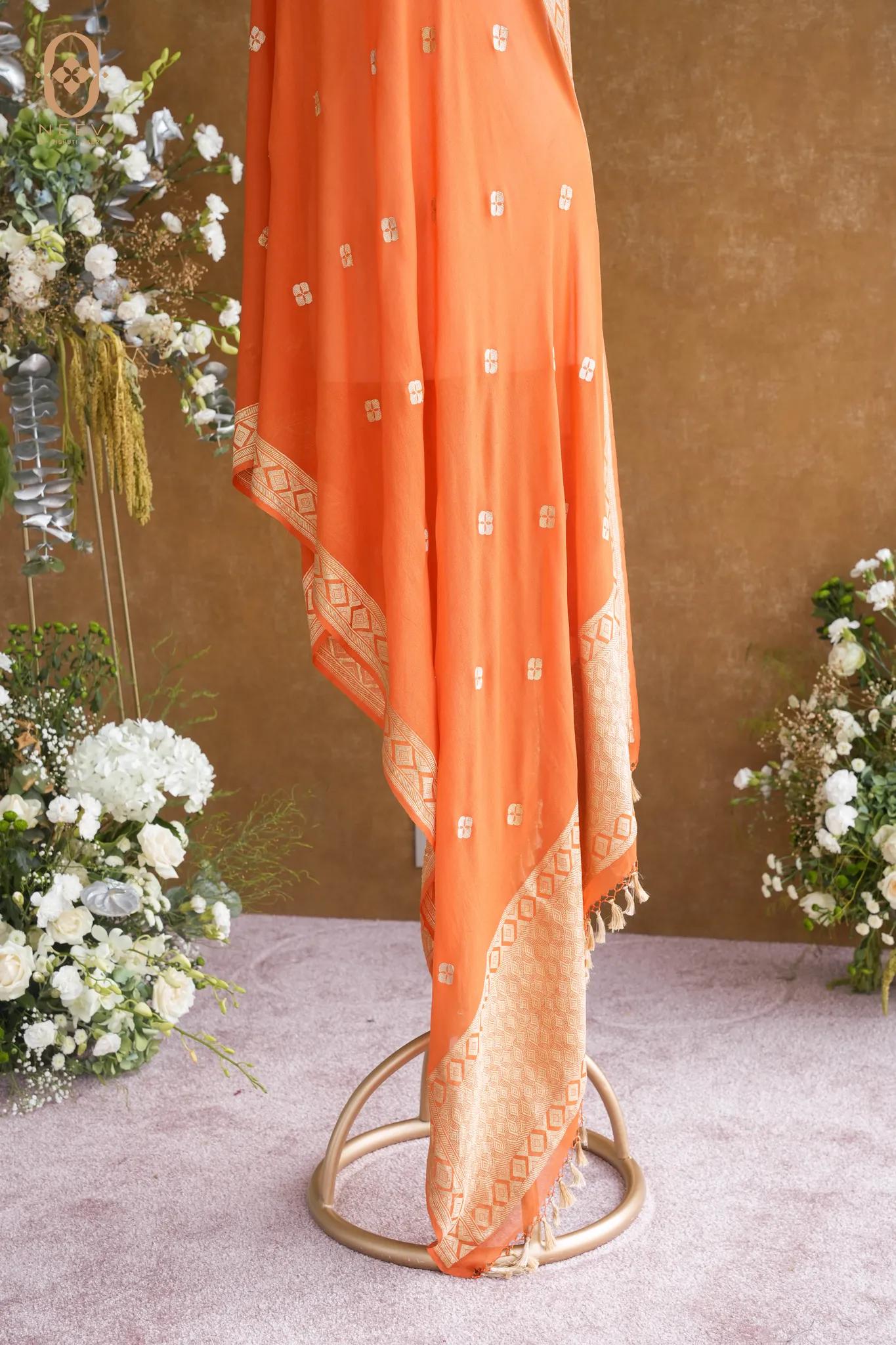 Georgette Neev Boota Dupatta