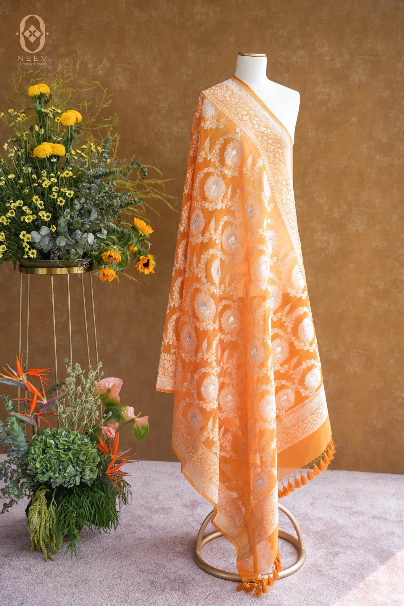Sona Kora Silk Dupatta