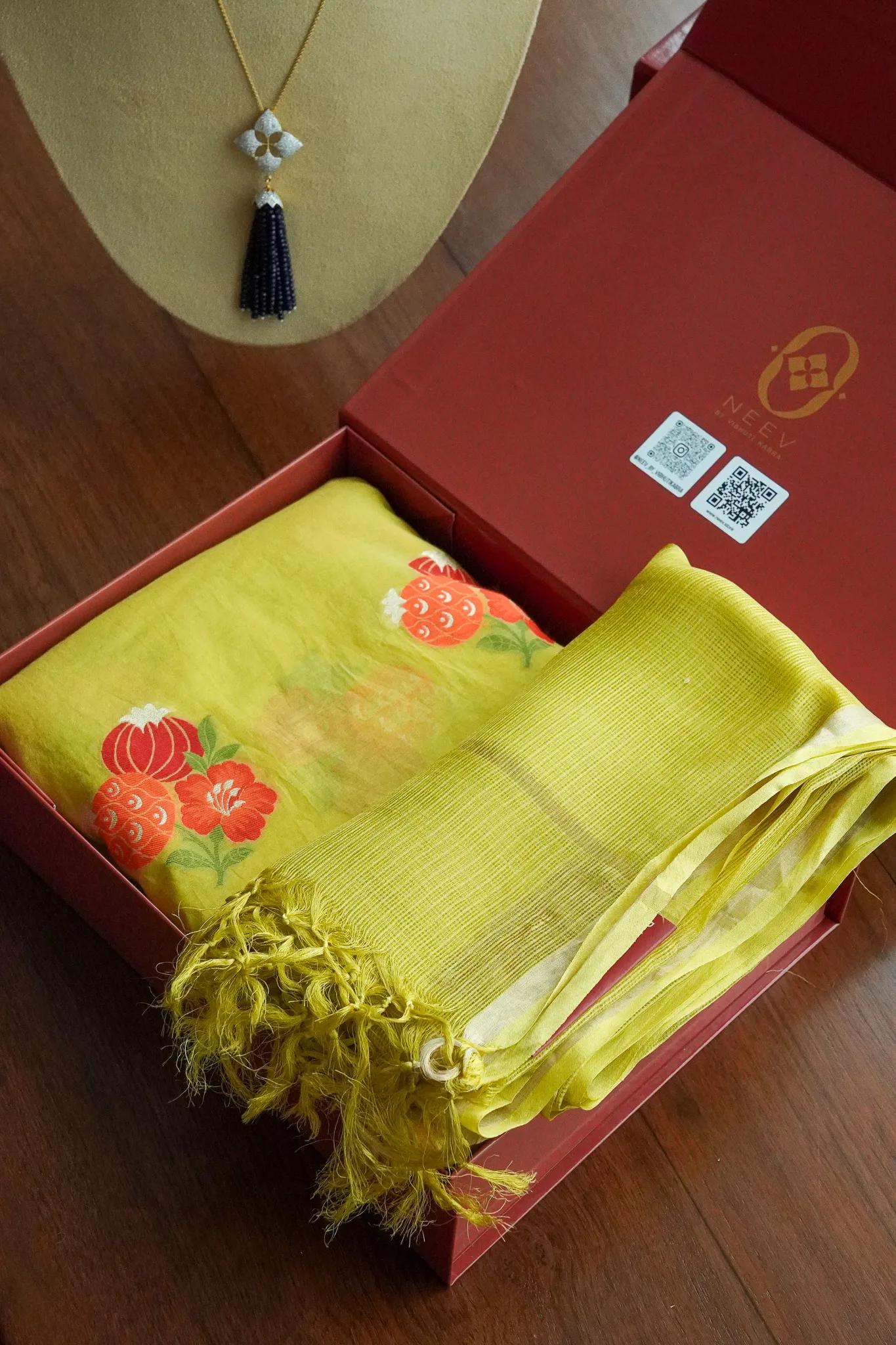 Chanderi Cotton Anar Suit Set