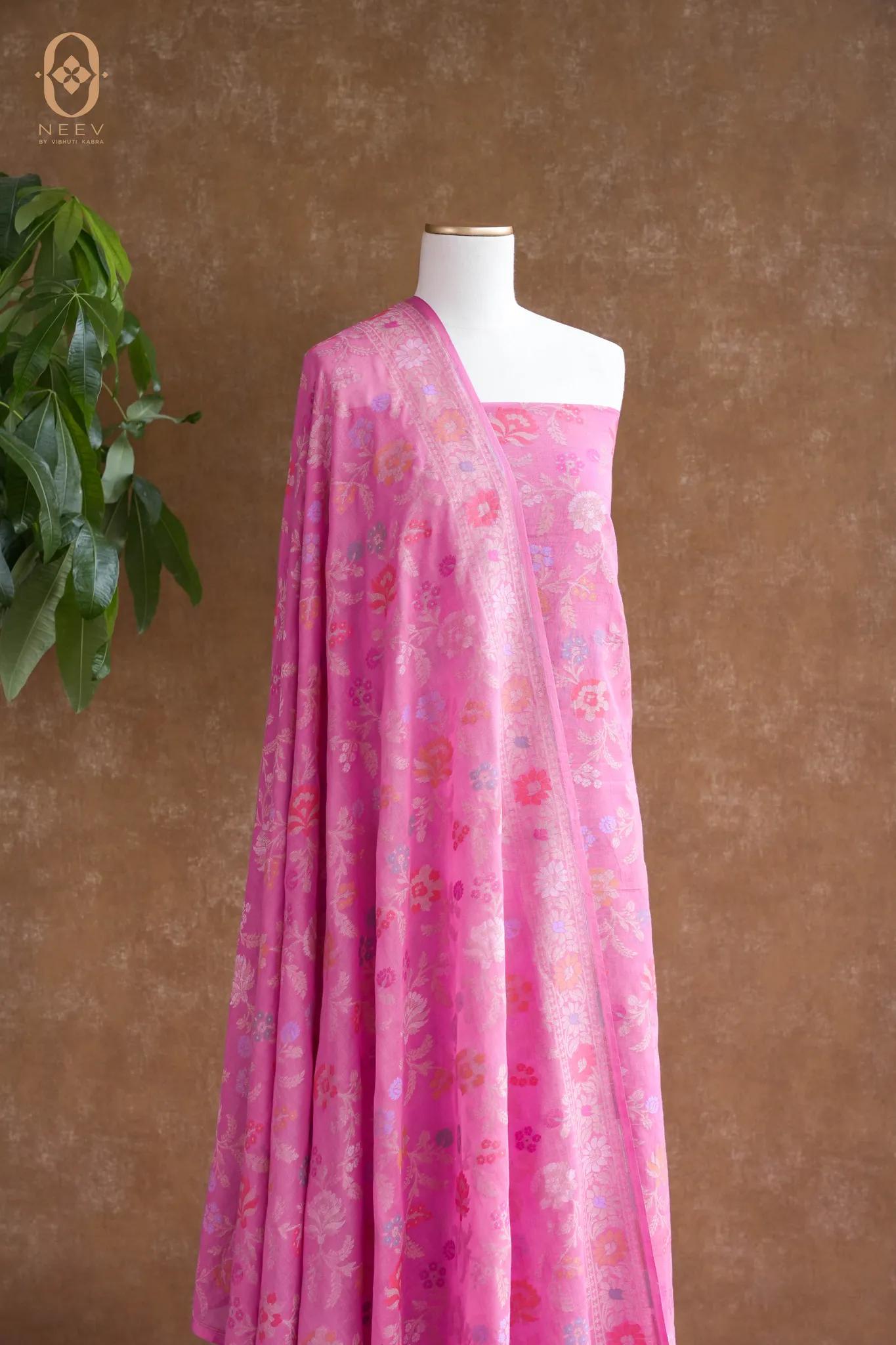 Ektara Cotton Multi Meenakari Suit Set