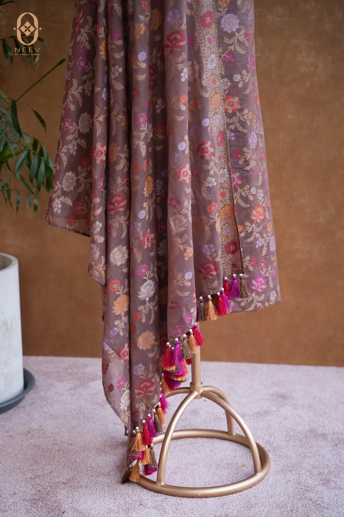 Ektara Cotton Multi Meenakari Suit Set