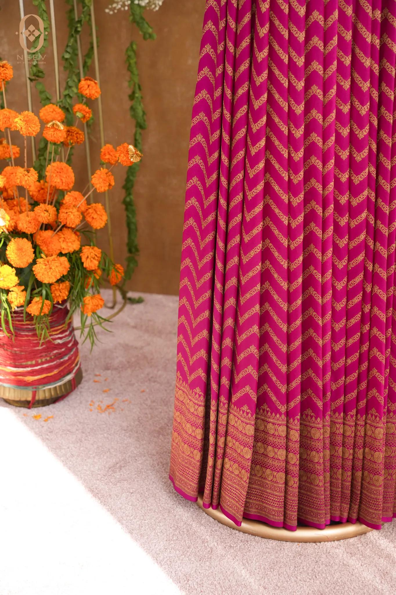 Katan Silk Lehenga Fabric