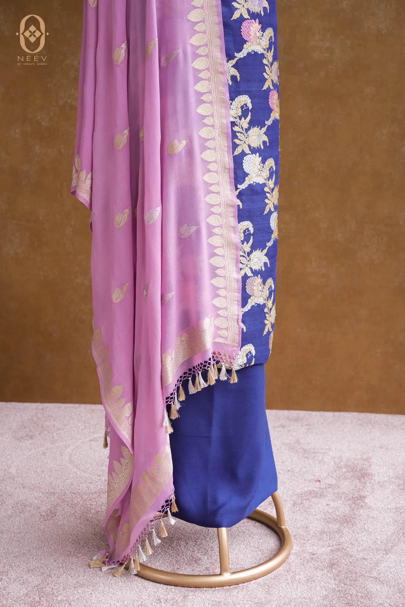 Premium Tassar Silk Suit Set