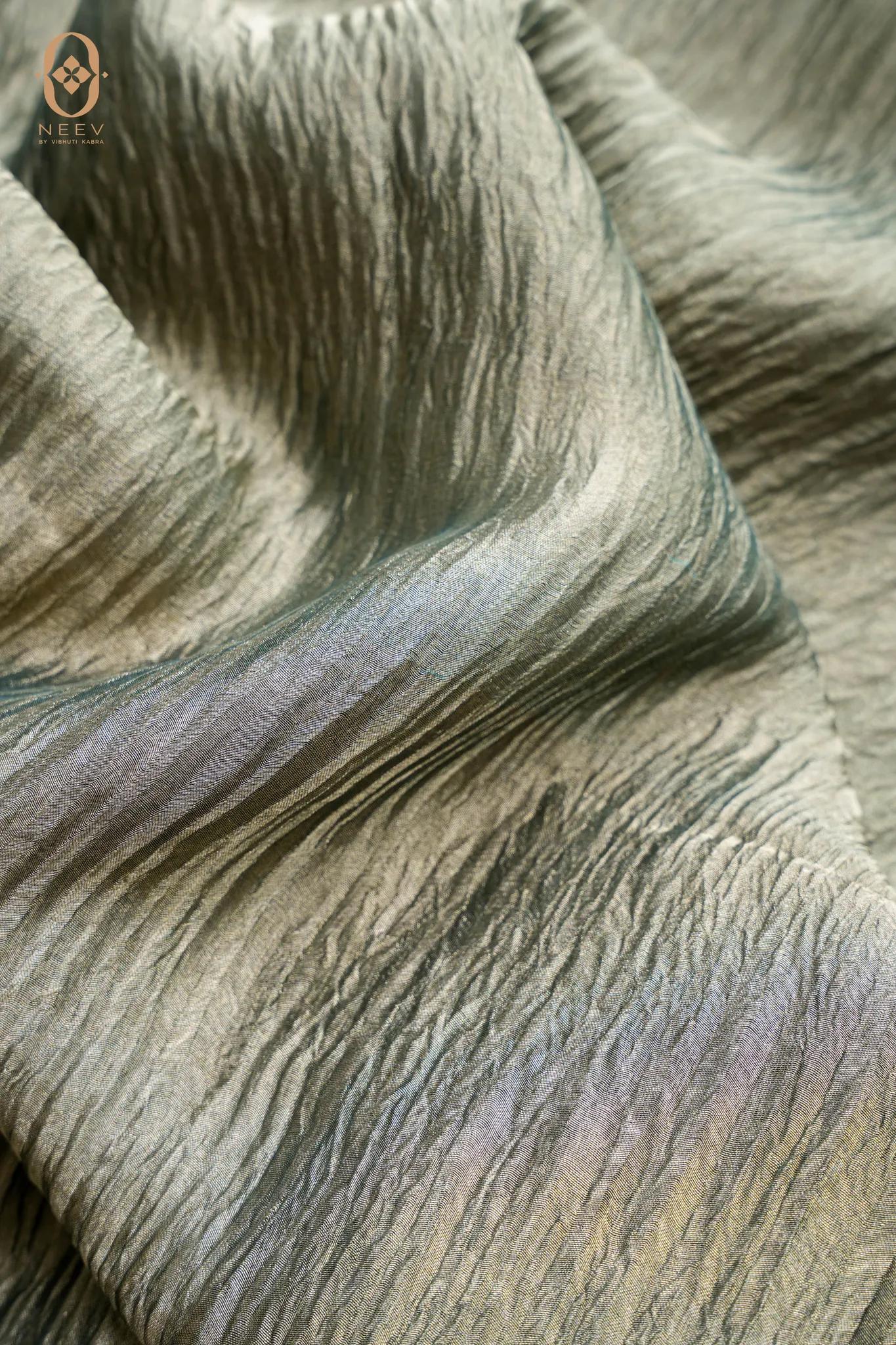 Crushed Tissue Silk Fabric